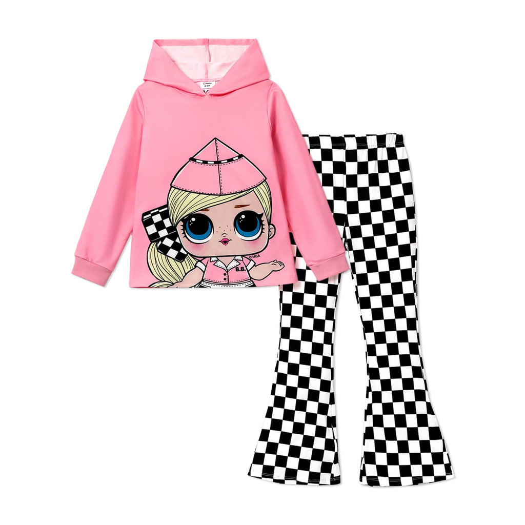 L.O.L. Surprise! Girls Clothes Hoodie and Pant Long Sleeve Sweatshirt Leggings Girls Outfits Sets 2Pcs