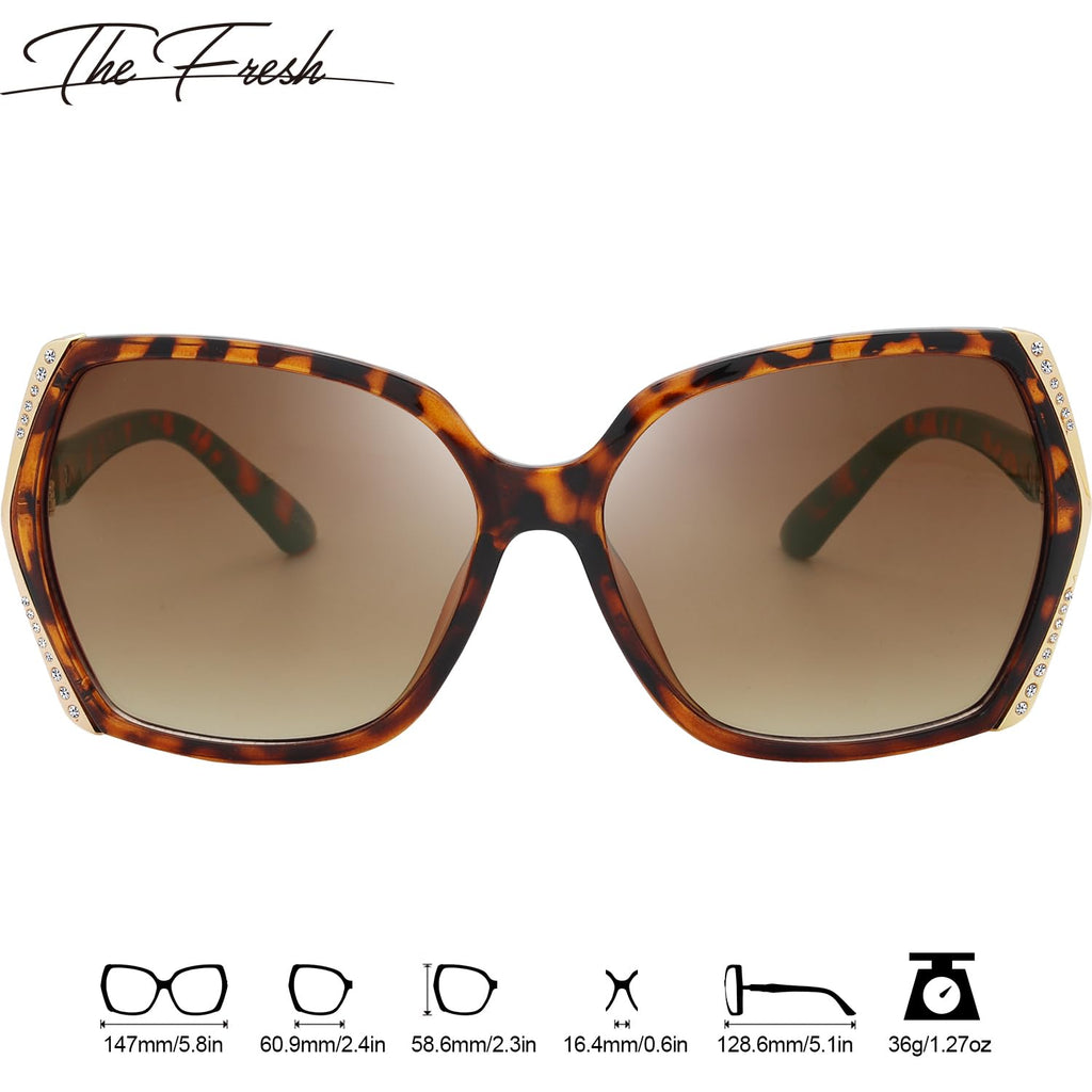 The Fresh Classic Crystal Elegant Women Beauty Design Sunglasses Gift Box