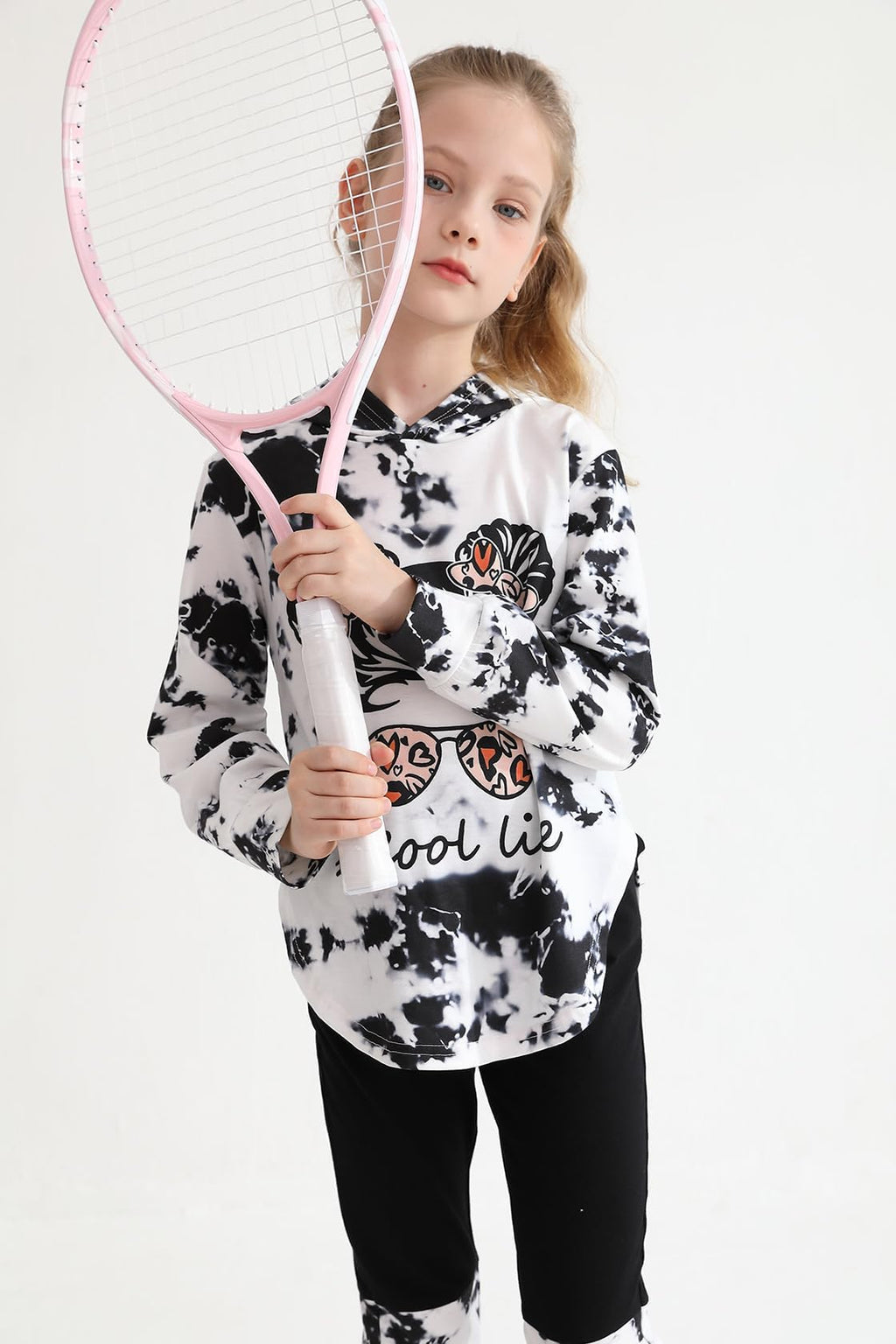 Girls Clothes Tie Dye Long Sleeve Hoodie Sweatshirt and Pants Sets Cute Girl Outfits Size 5-14 Years