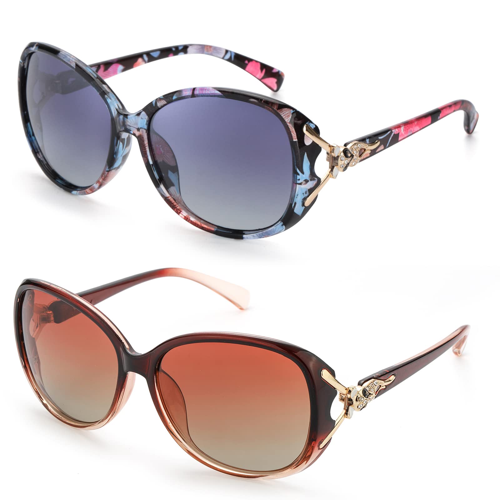 FIMILU Sunglasses for Women Trendy Polarized Sunglasses Oversized Big Sun Glasses Ladies Shades UV Protection