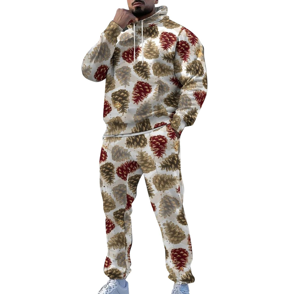 Men's Jogger Set 2 Piece Lounge Sweatshirt Sets Outfits Matching Sweatsuits Two Piece