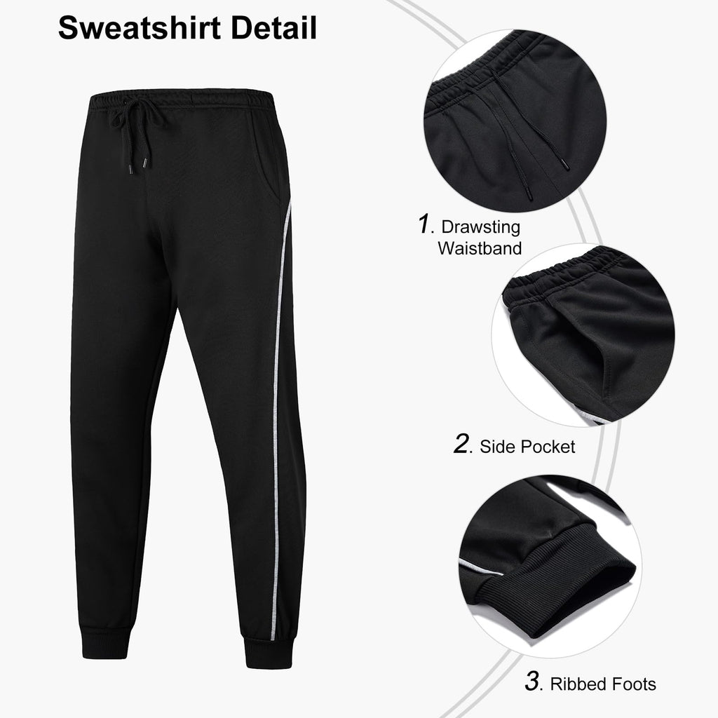 LBL Leading the Better Life Men's Casual Tracksuit Long Sleeve Sweat Suit Running Jogging Athletic Sports Set