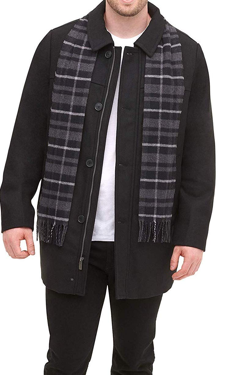 Dockers mens Weston Wool Blend Coat With Scarf (Regular and Big & Tall)