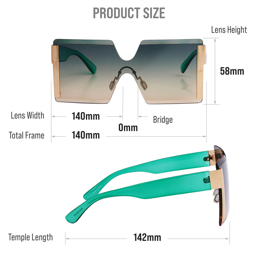 Mad Shade Sunglasses for Women Men UV400 Trendy Shades