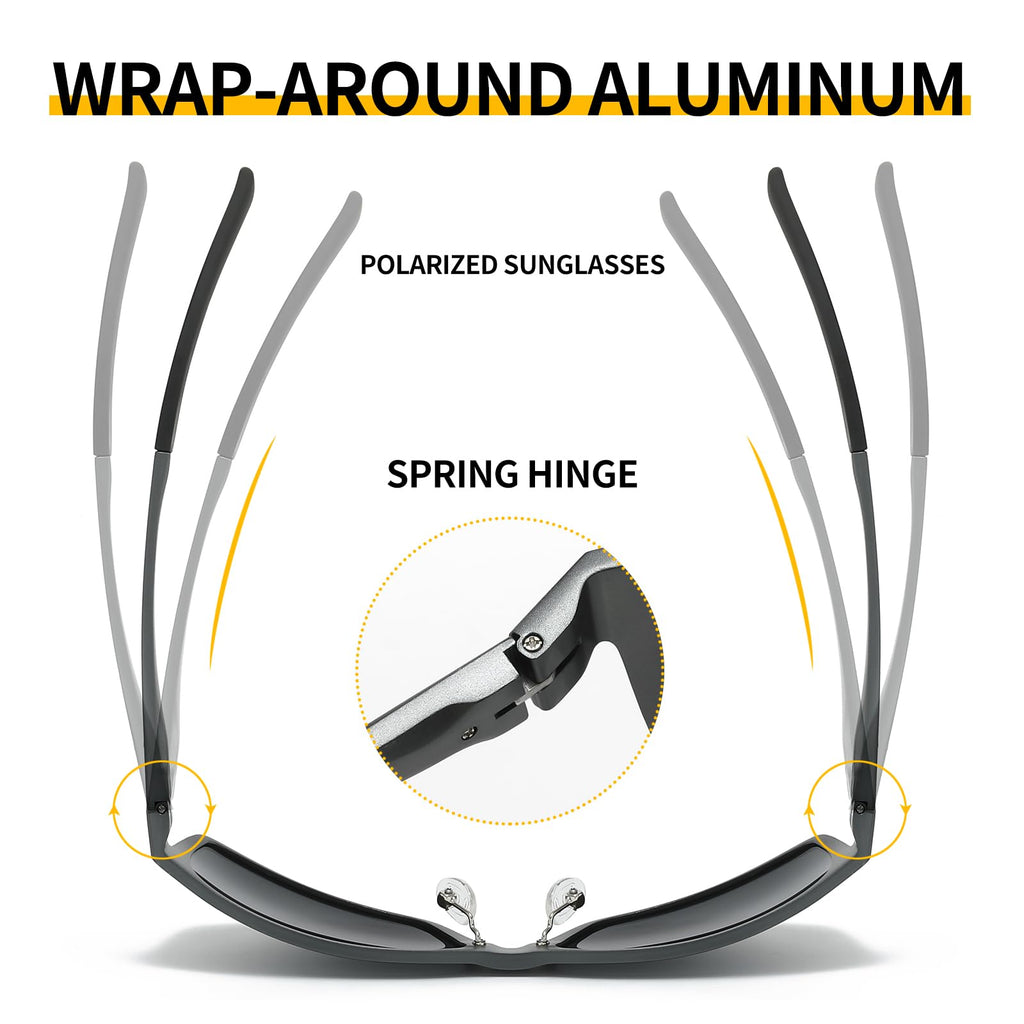 Adjustable Tint Sunglasses, 1-9 Gears Steampunk Retro Metal Round Polarized Glasses with ND Filter Lenses