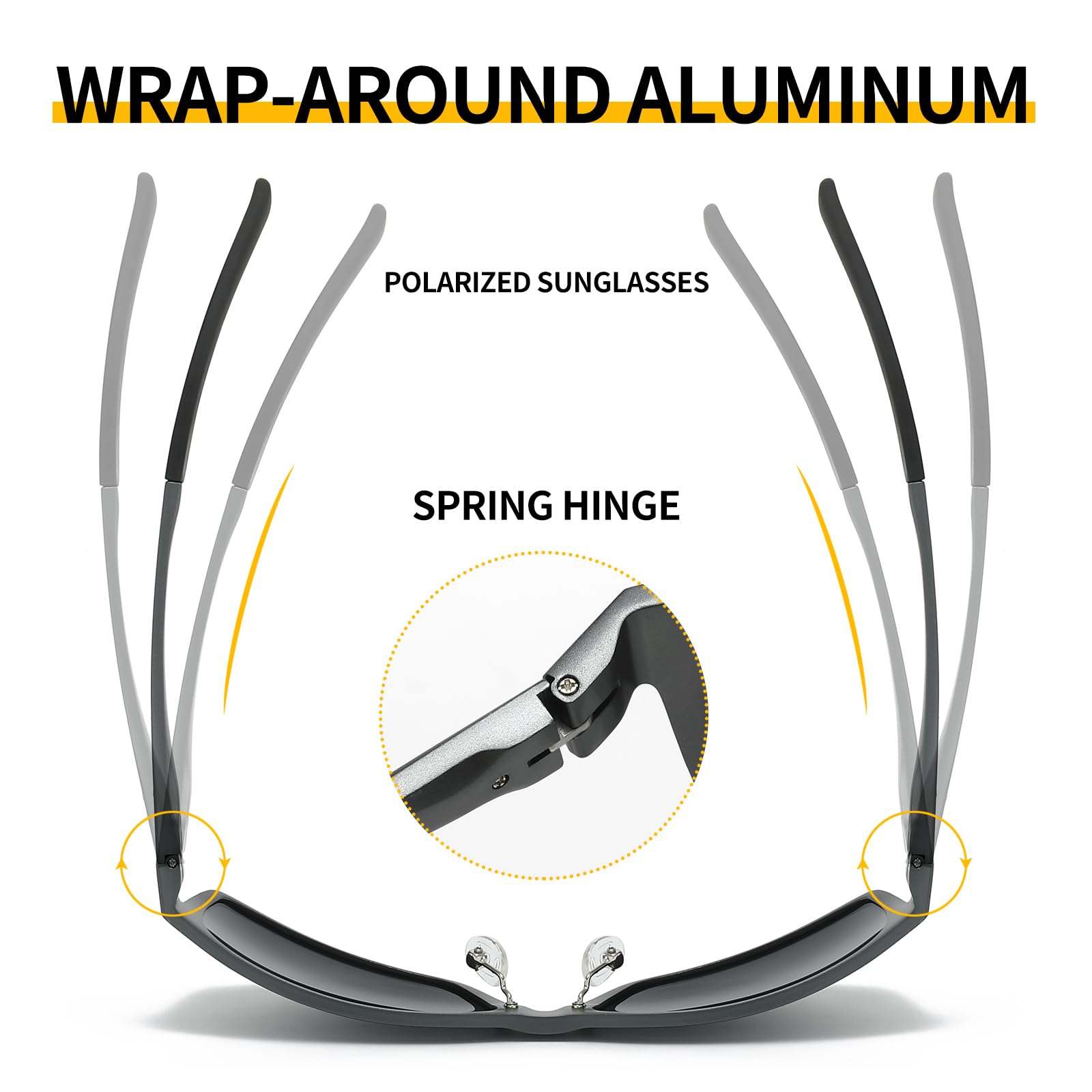 Adjustable Tint Sunglasses, 1-9 Gears Steampunk Retro Metal Round Polarized Glasses with ND Filter Lenses