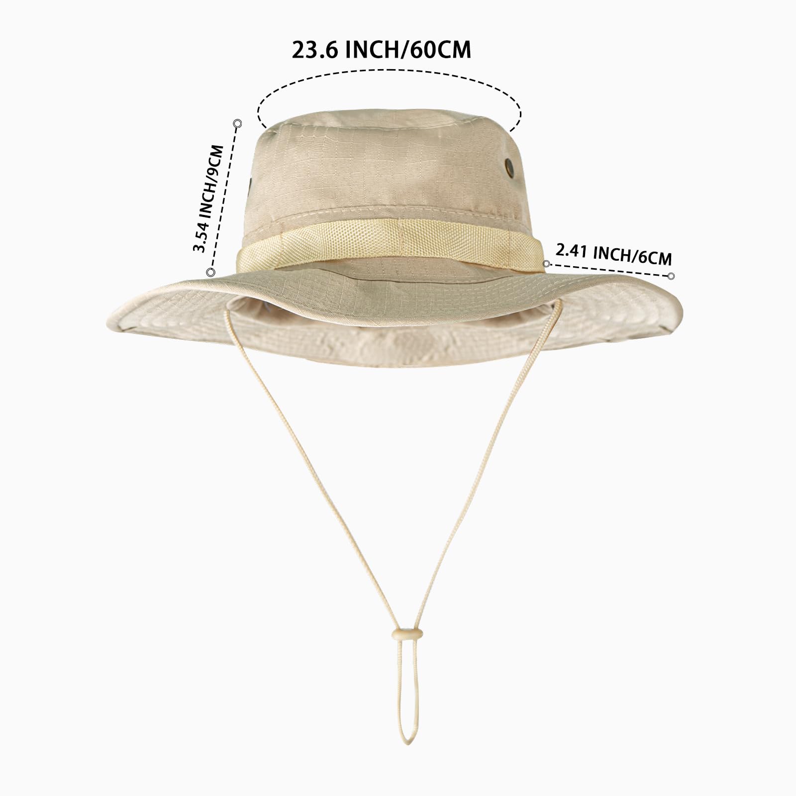 Sun Hats for Men Women Bucket Hat UPF 50+ UV Protection Boonie Hat for Safari Fishing Hiking Garden Beach