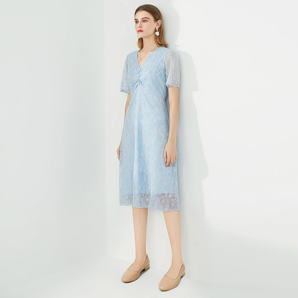 hash bubbie Women's Loafers Slip on Shoes Chunky Low Block Heels Closed Toe Pumps Shoes Office Shoes Ladies Elegant Wedding Dress Shoes