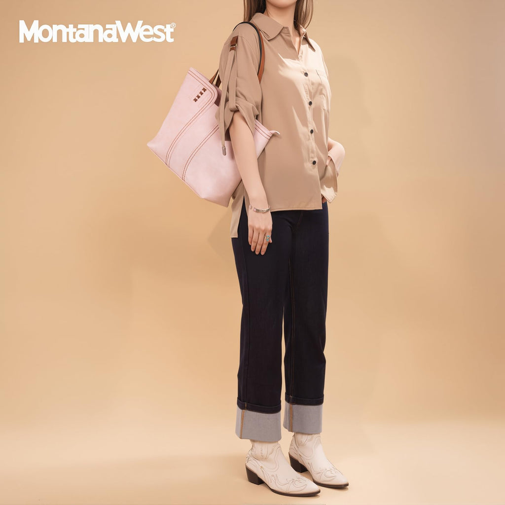 Montana West Tote Bag for Women Top Handle Satchel Purse