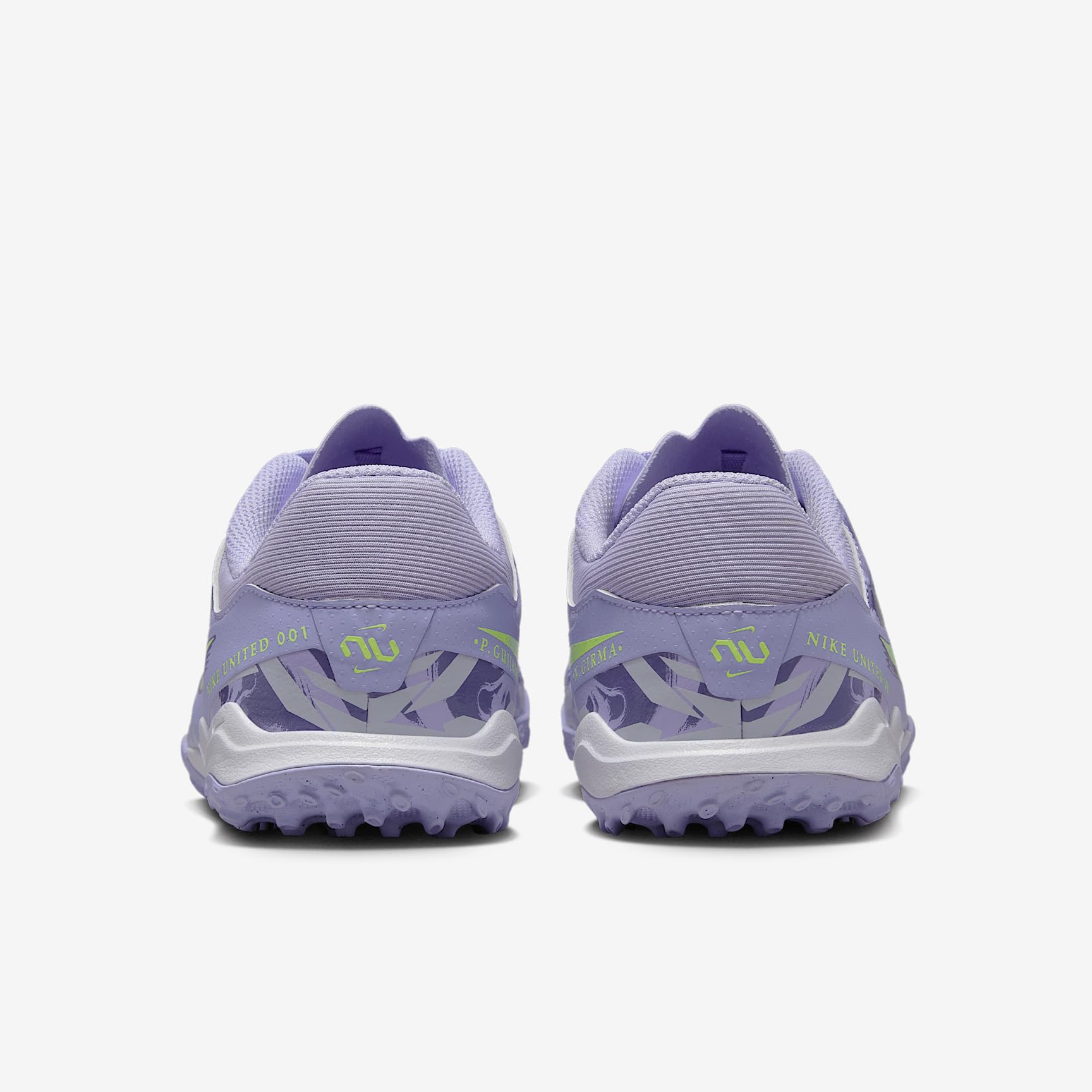 Nike United Jr. Tiempo Legend 10 Academy Big Kids' TF Low-Top Soccer Shoes (HF1499-500, Purple Agate/Barely Volt)