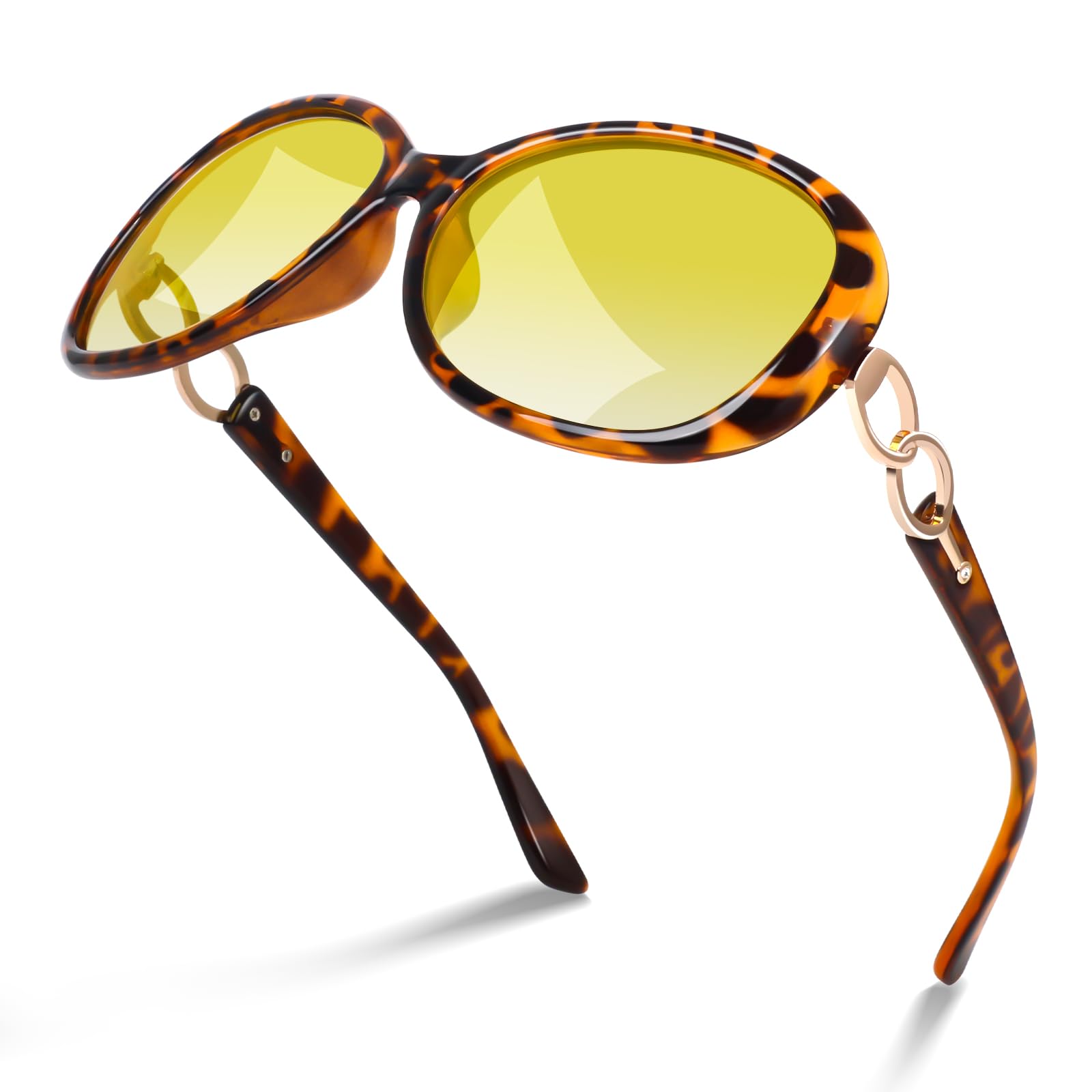 Sunier Sunglasses Womens Polarized Trendy Oversized Sun Glasses Fashion Ladies Shades 100% UV400 Protection S85