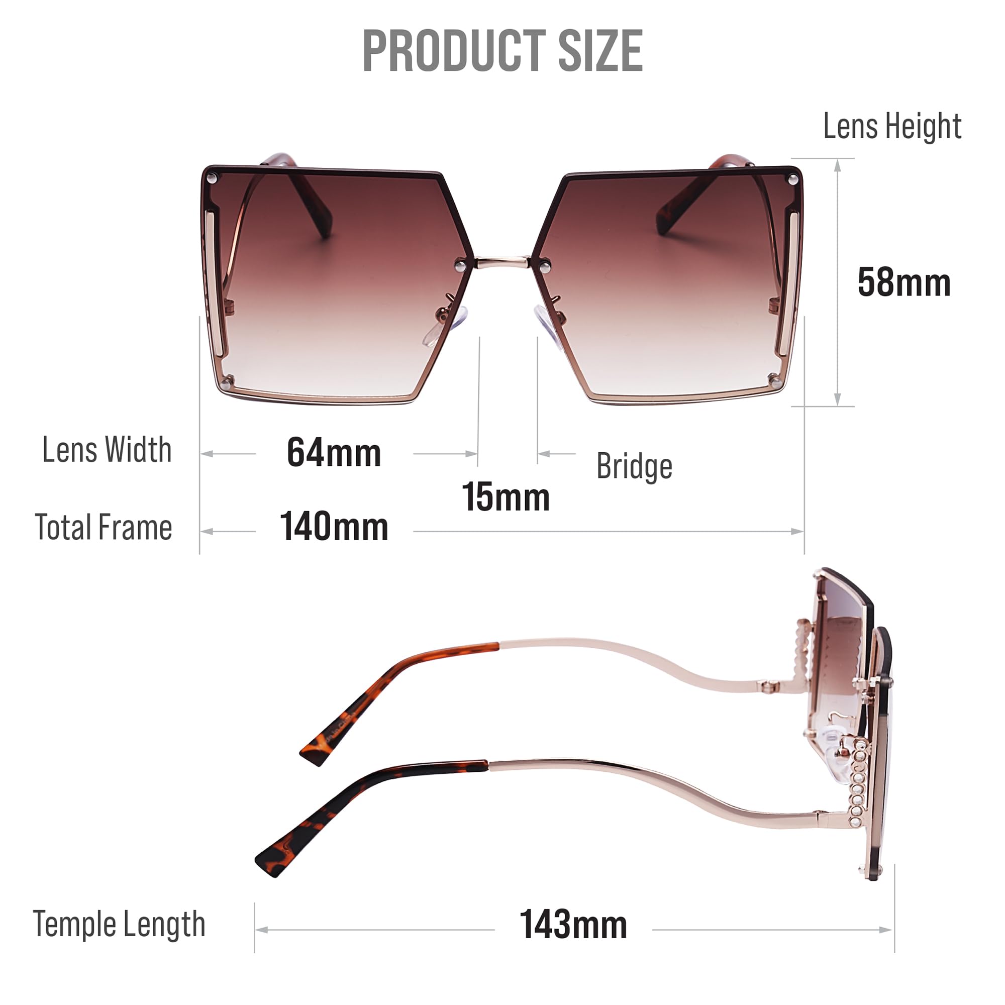 Mad Shade Sunglasses for Women Men UV400 Trendy Shades