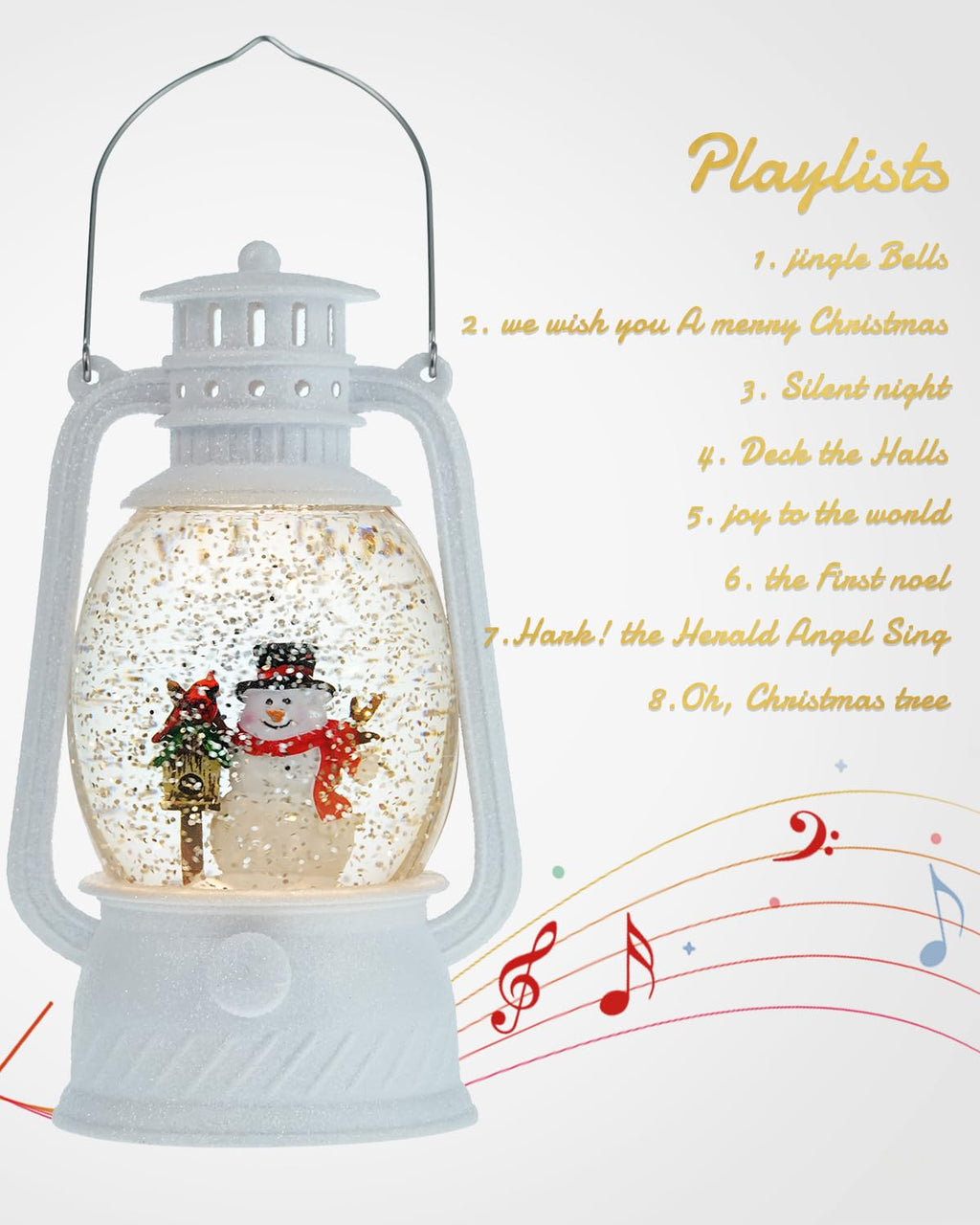 Fall Decor Snow Globe Thanksgiving Decoration Turkey Lantern Light-Up 6H Timer Halloween Pumpkin Glitter Autumn Scene Snow Globes Fall Decoration for Home