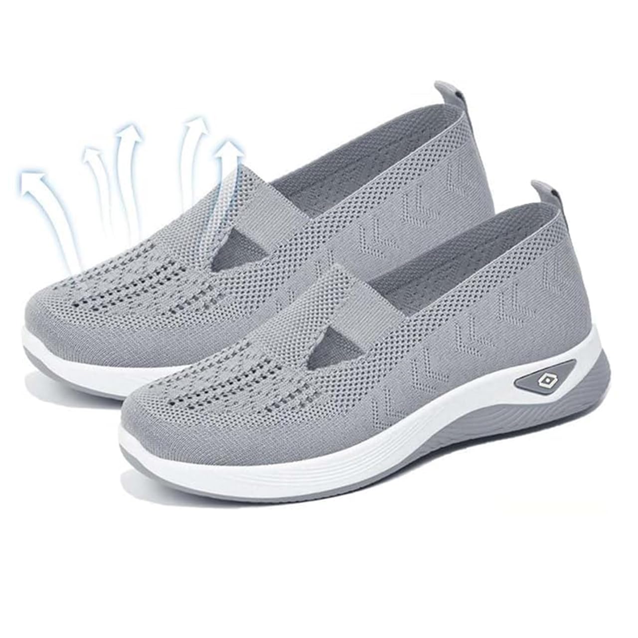 Orthopedic Shoes for Women,Women Wide Width Breathable Walking Comfortable Slip on Sneakers Orthowalk Nurse Shoes Non Slip Food Service Lightweight Sneaker