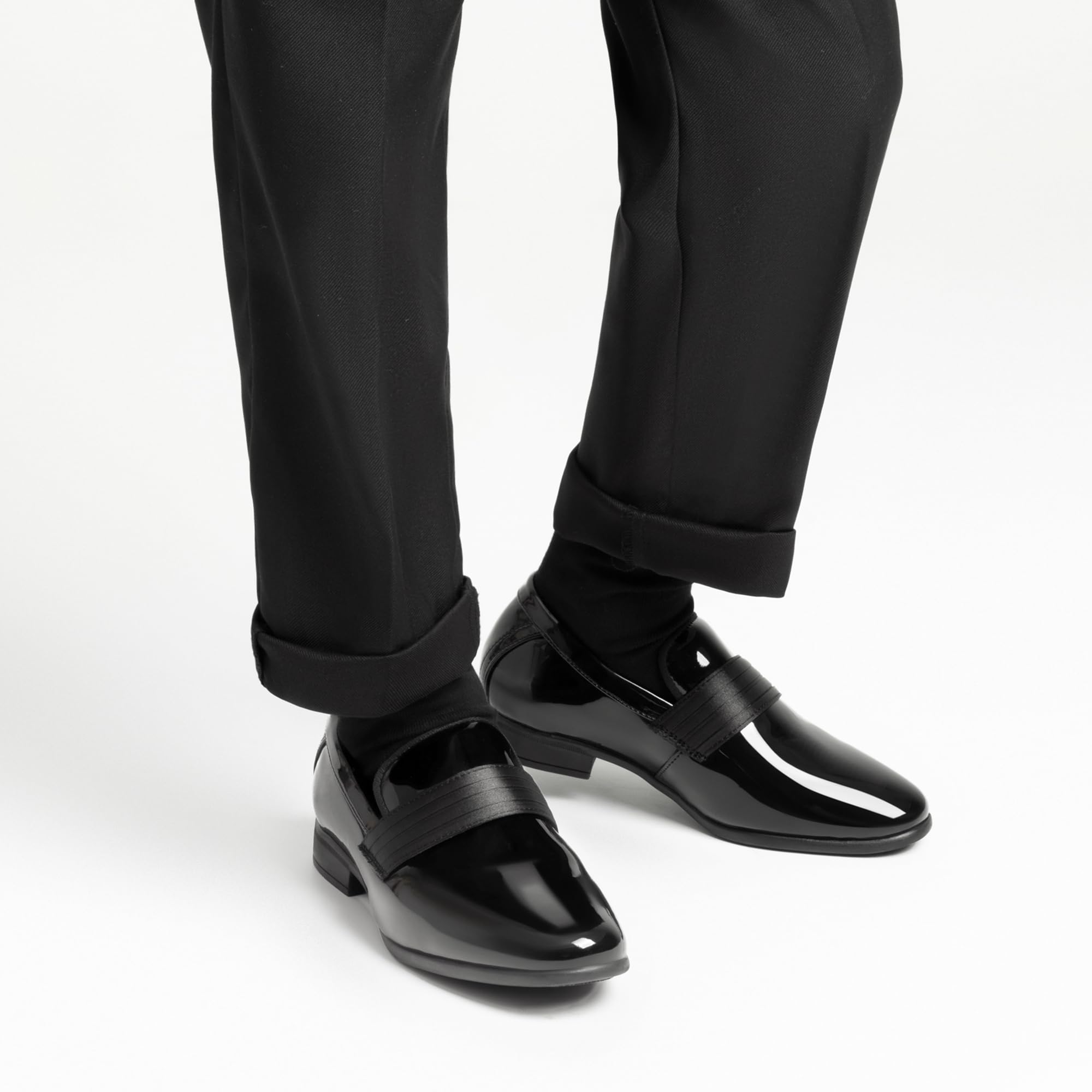 Bruno Marc Boys Dress Shoes Slip-on Loafers Formal Tuxedo Shoes