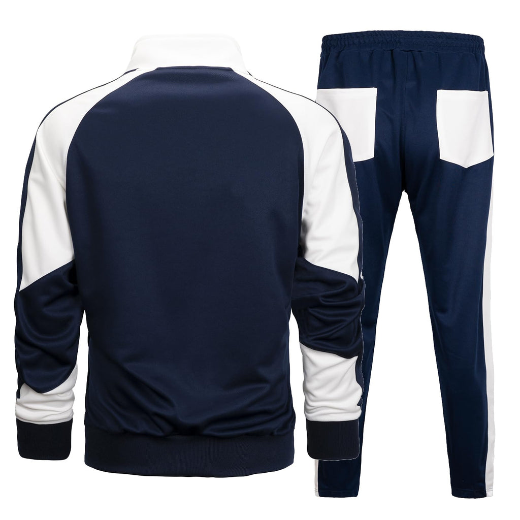 MANTORS Mens Track Suits 2 Piece Set Full Zip Tracksuit Sweat Suits