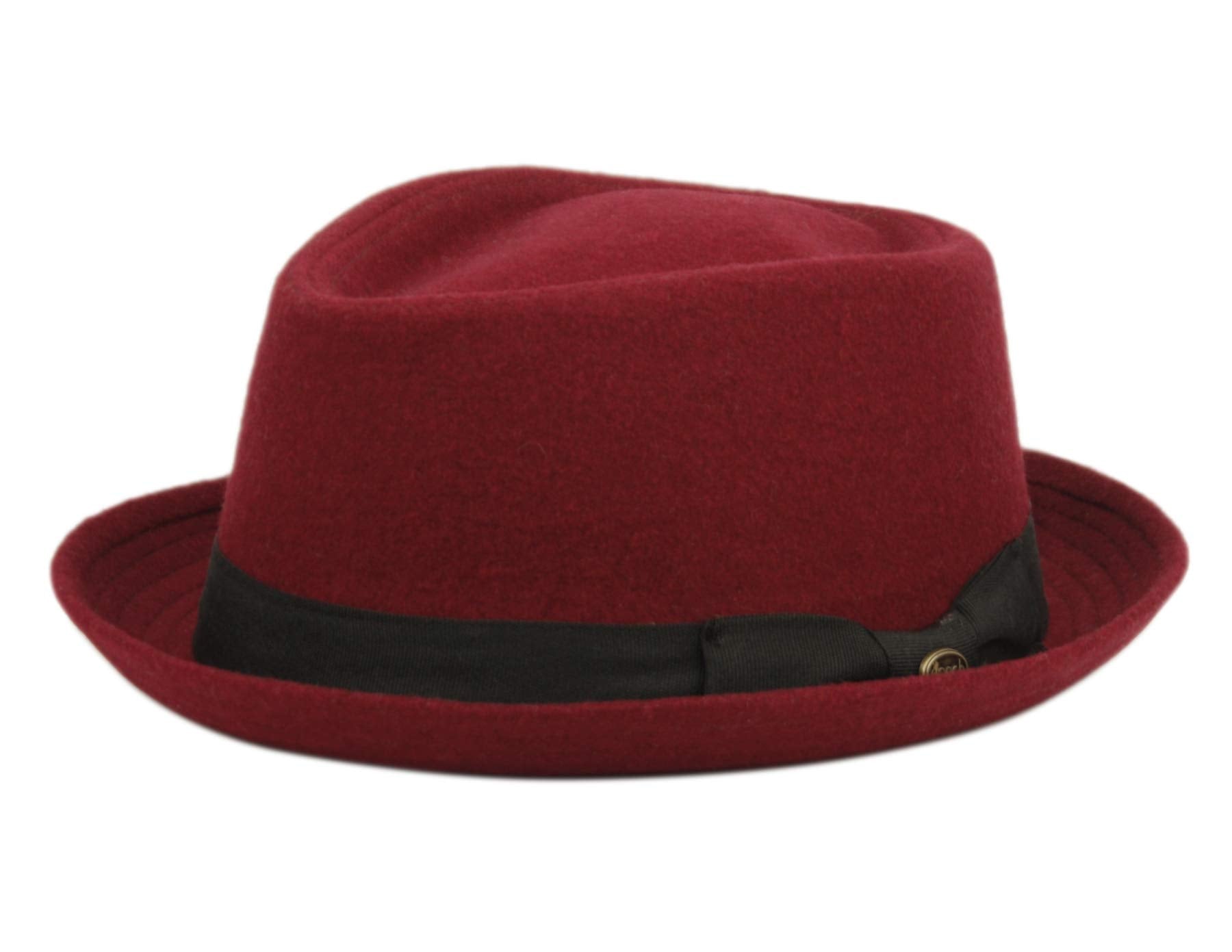 Porkpie Fedora Men's Vintage Style Wool Blend