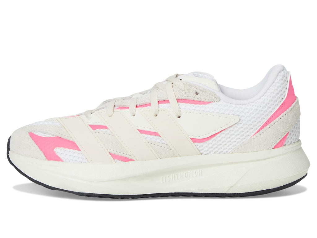 adidas Kids Boys Lightblaze Lace Up Sneakers Shoes Casual - Grey, Off White