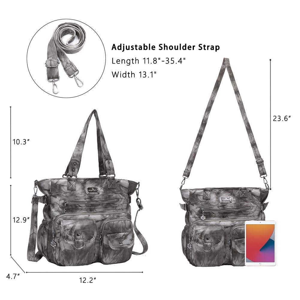 Angelkiss Purses and Handbag for Women Soft Leather Hobo Bags Satchel Shoulder Bags Ladies Tote Crossbody Bag