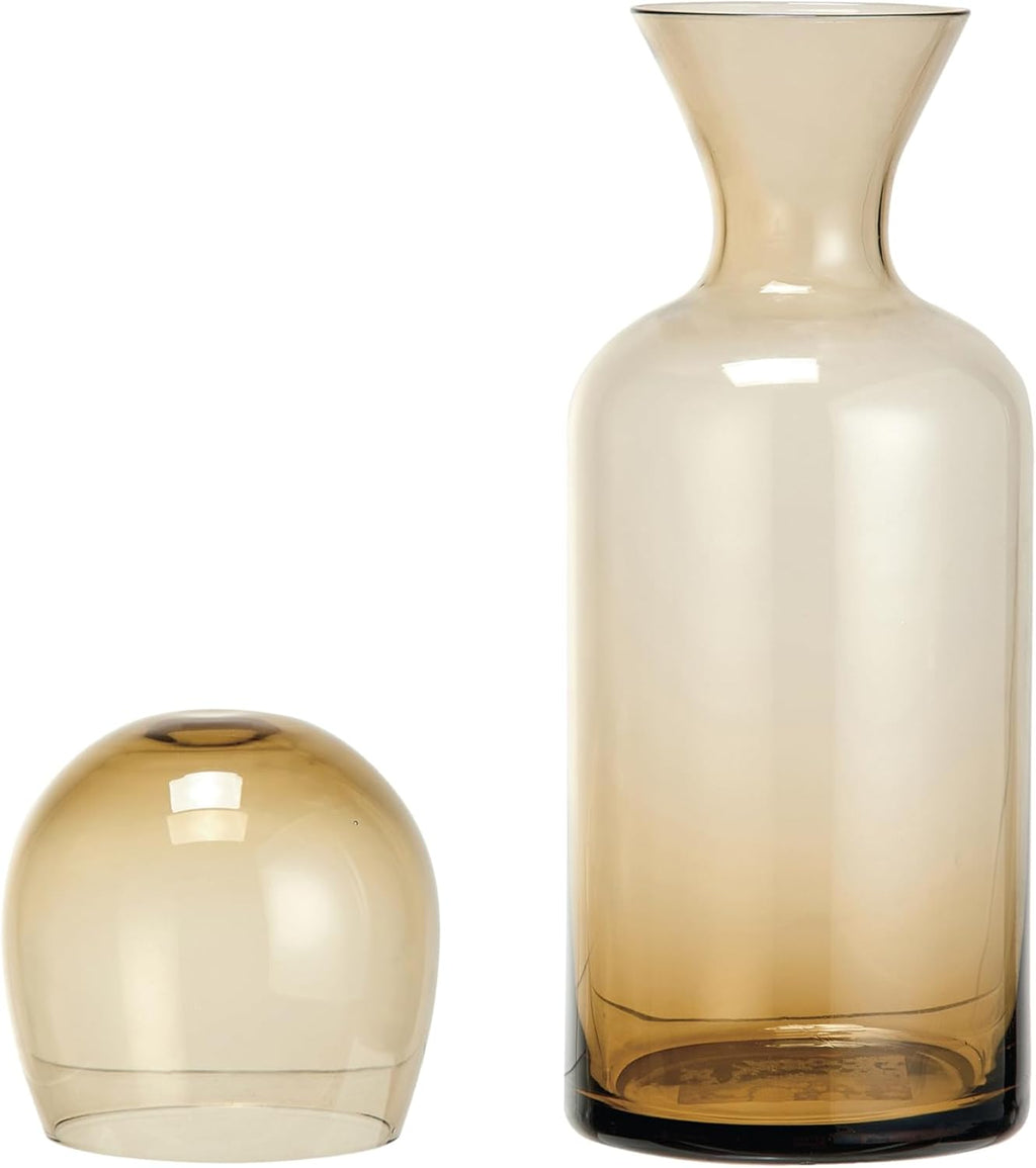 Bloomingville Glowing Glass Carafe Set, Amber