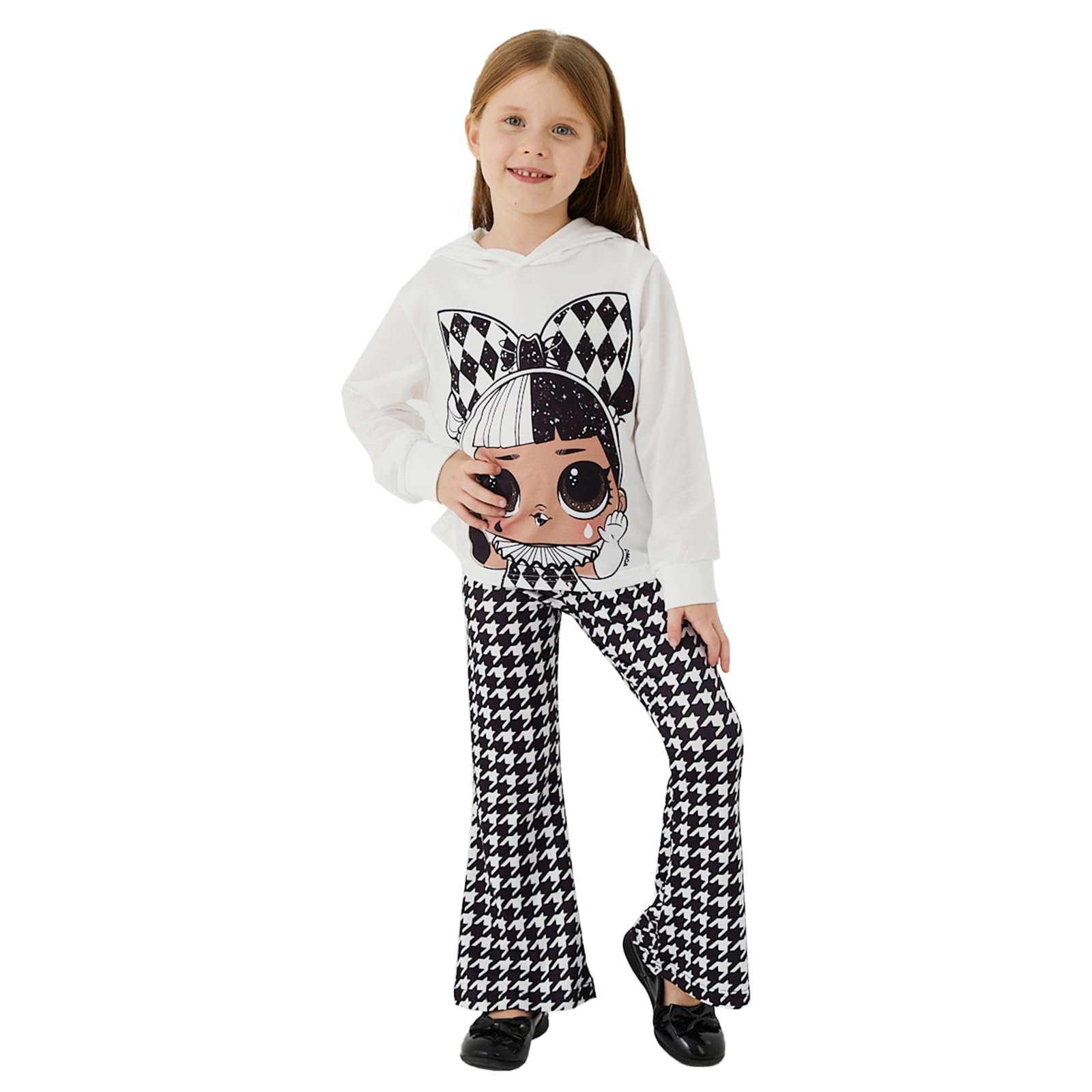 L.O.L. Surprise! Girls Clothes Hoodie and Pant Long Sleeve Sweatshirt Leggings Girls Outfits Sets 2Pcs