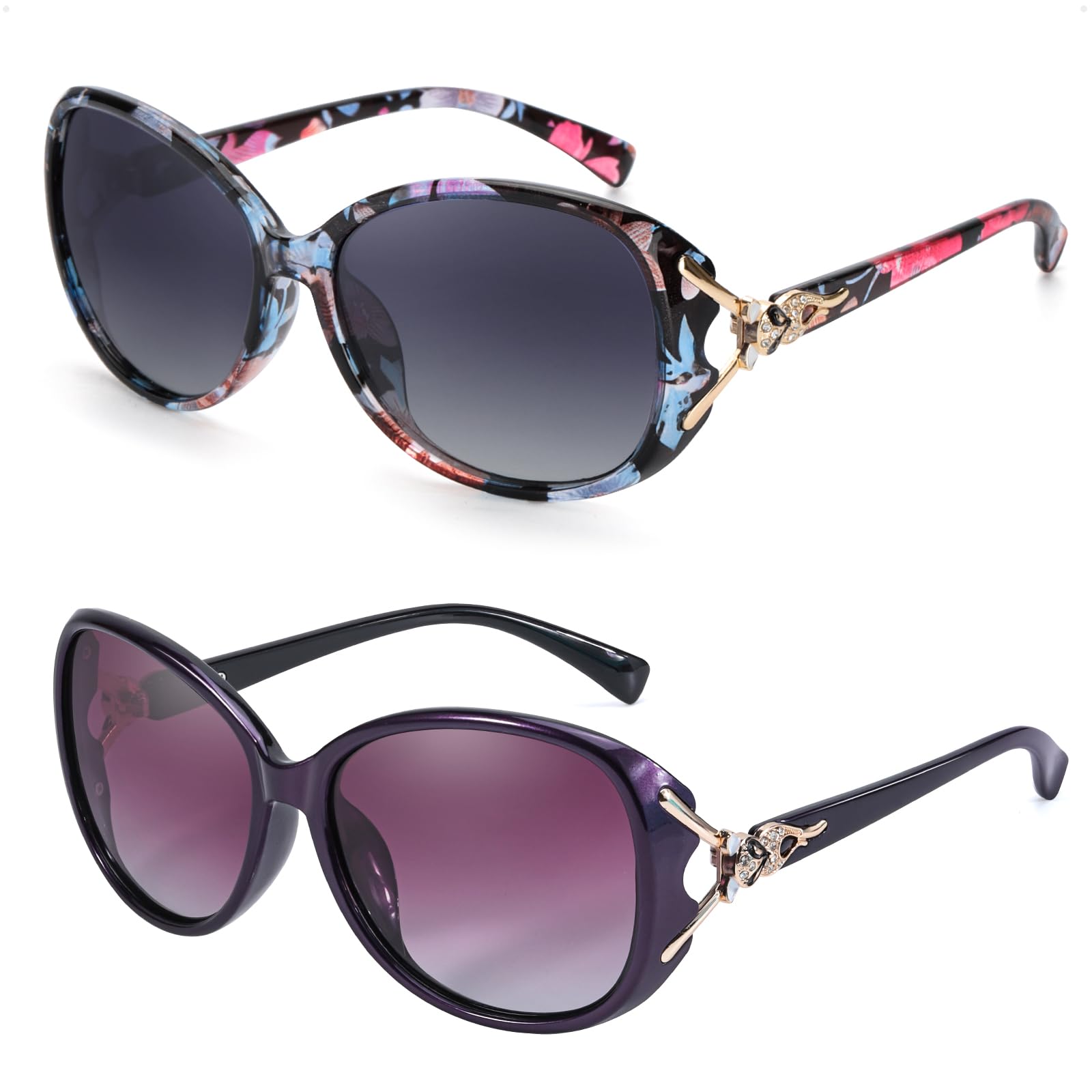 FIMILU Sunglasses for Women Trendy Polarized Sunglasses Oversized Big Sun Glasses Ladies Shades UV Protection