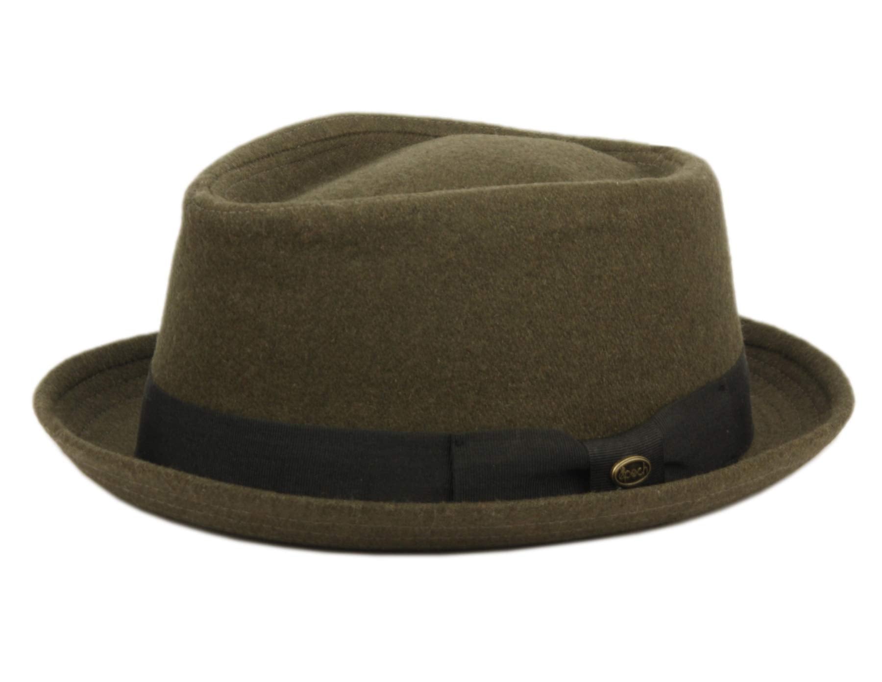 Porkpie Fedora Men's Vintage Style Wool Blend