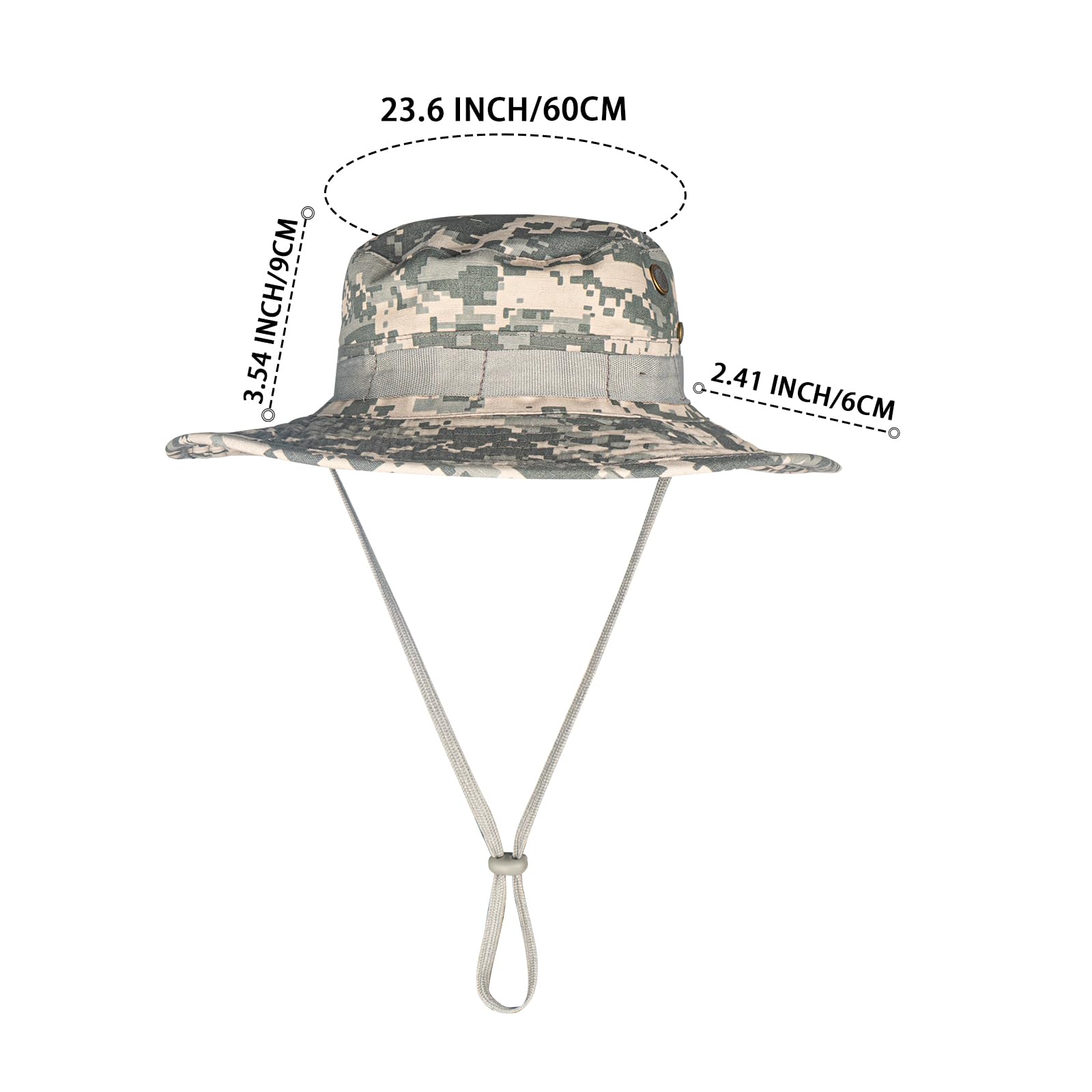 Sun Hats for Men Women Bucket Hat UPF 50+ UV Protection Boonie Hat for Safari Fishing Hiking Garden Beach