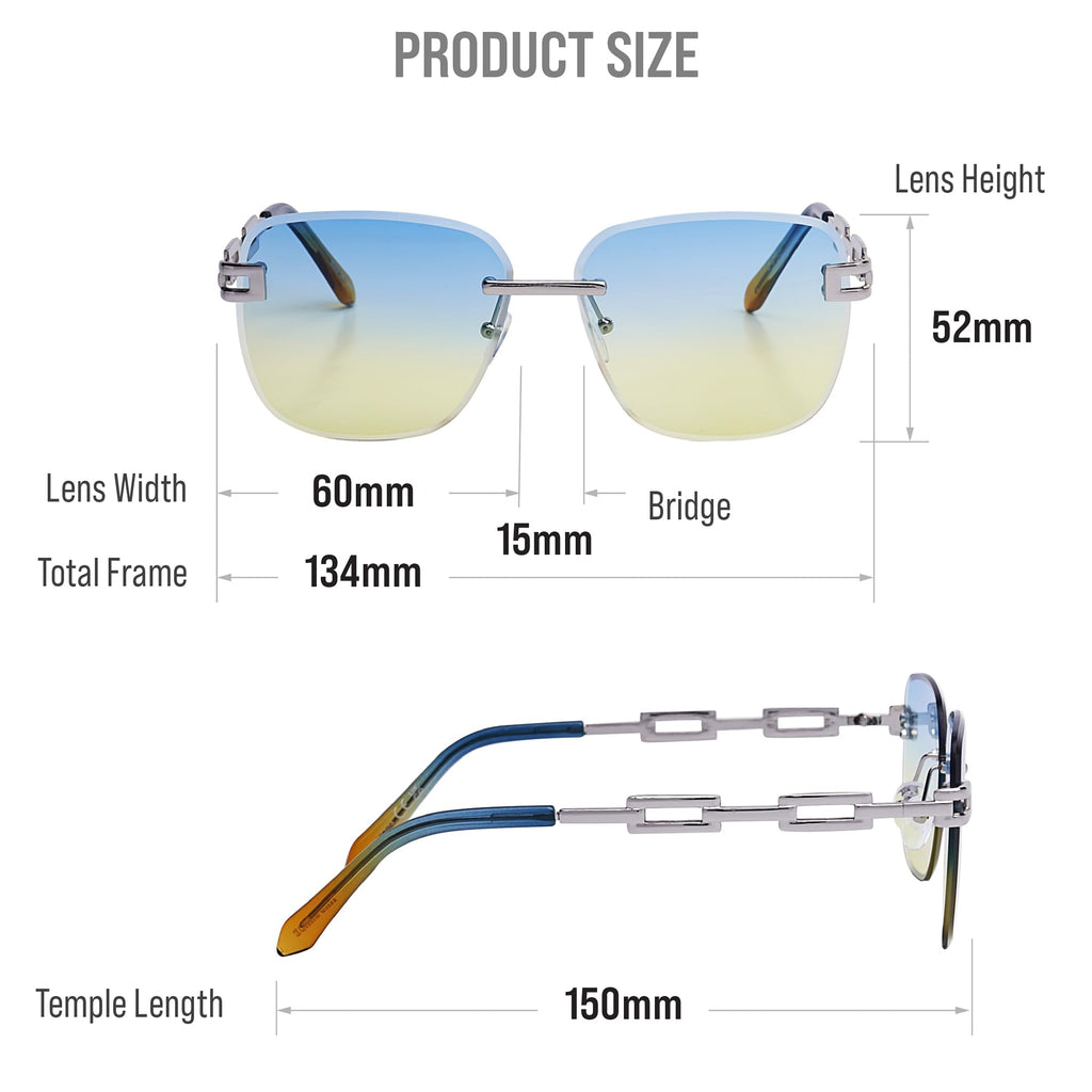 Mad Shade Sunglasses for Women Men UV400 Trendy Shades