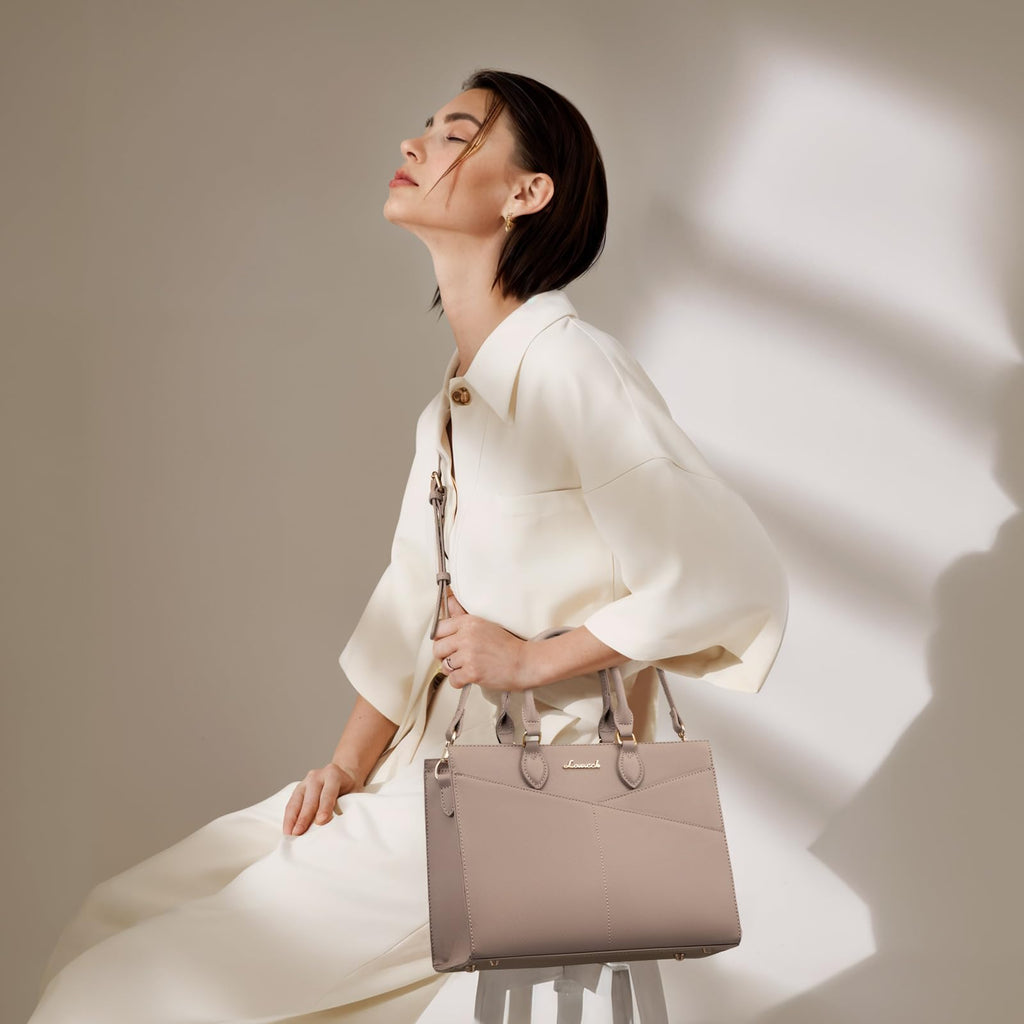 LOVEVOOK Purses for Women,Satchel Handbags Tote Bag, Black Pu Leather Shoulder Crossbody Top Handle Purse with Zipper