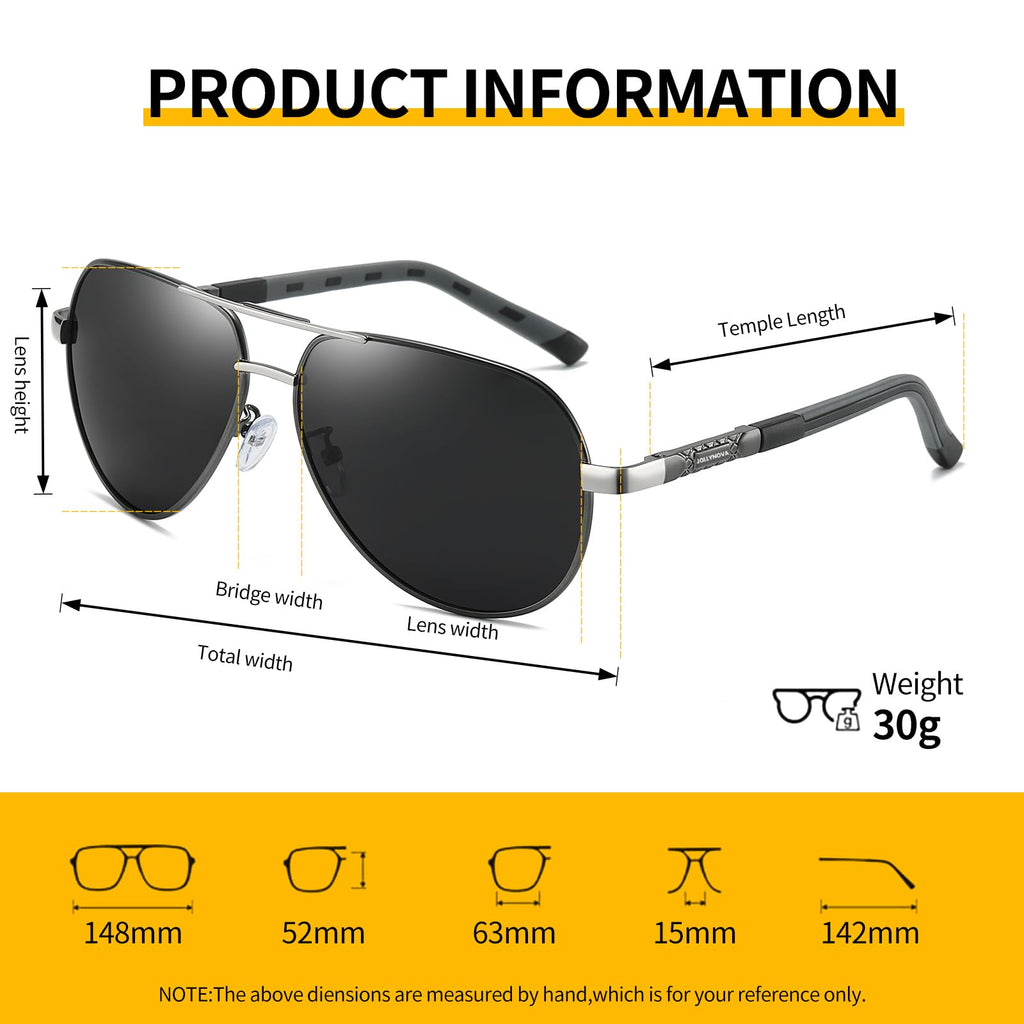 Adjustable Tint Sunglasses, 1-9 Gears Steampunk Retro Metal Round Polarized Glasses with ND Filter Lenses