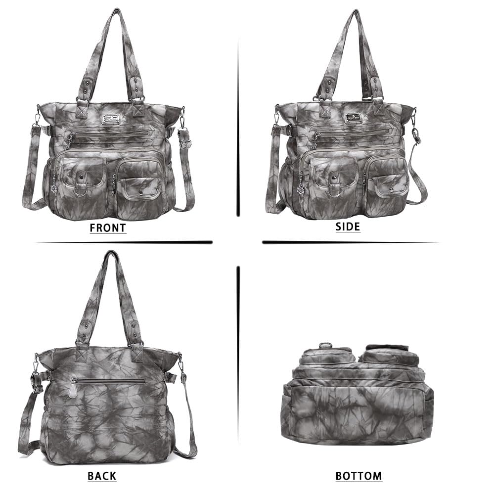 Angelkiss Purses and Handbag for Women Soft Leather Hobo Bags Satchel Shoulder Bags Ladies Tote Crossbody Bag