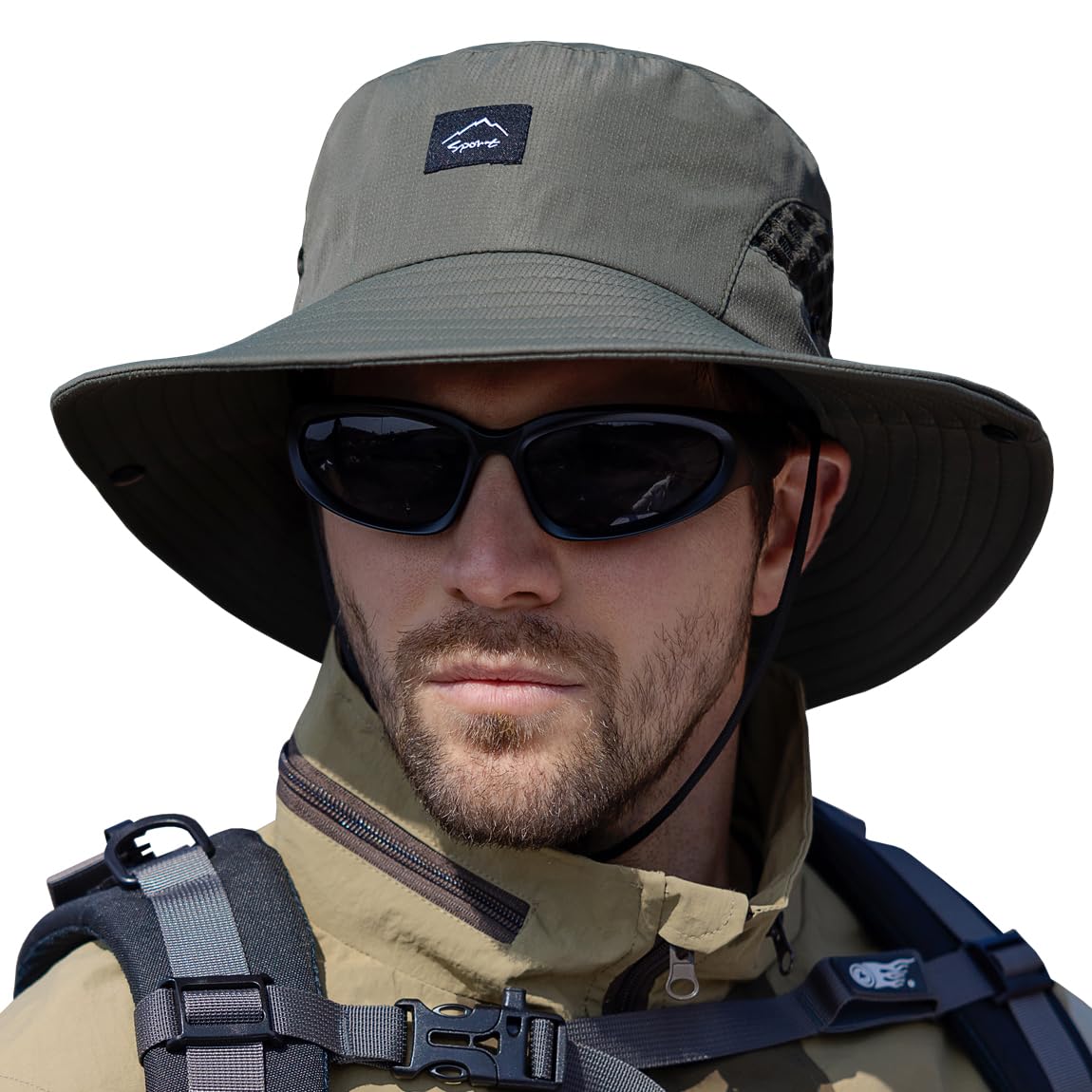 Fishing Hat, UPF50+ Wide Brim Sun Hat for Men Women, UV Protection Hiking Beach Bucket Hats Summer Safari Hat