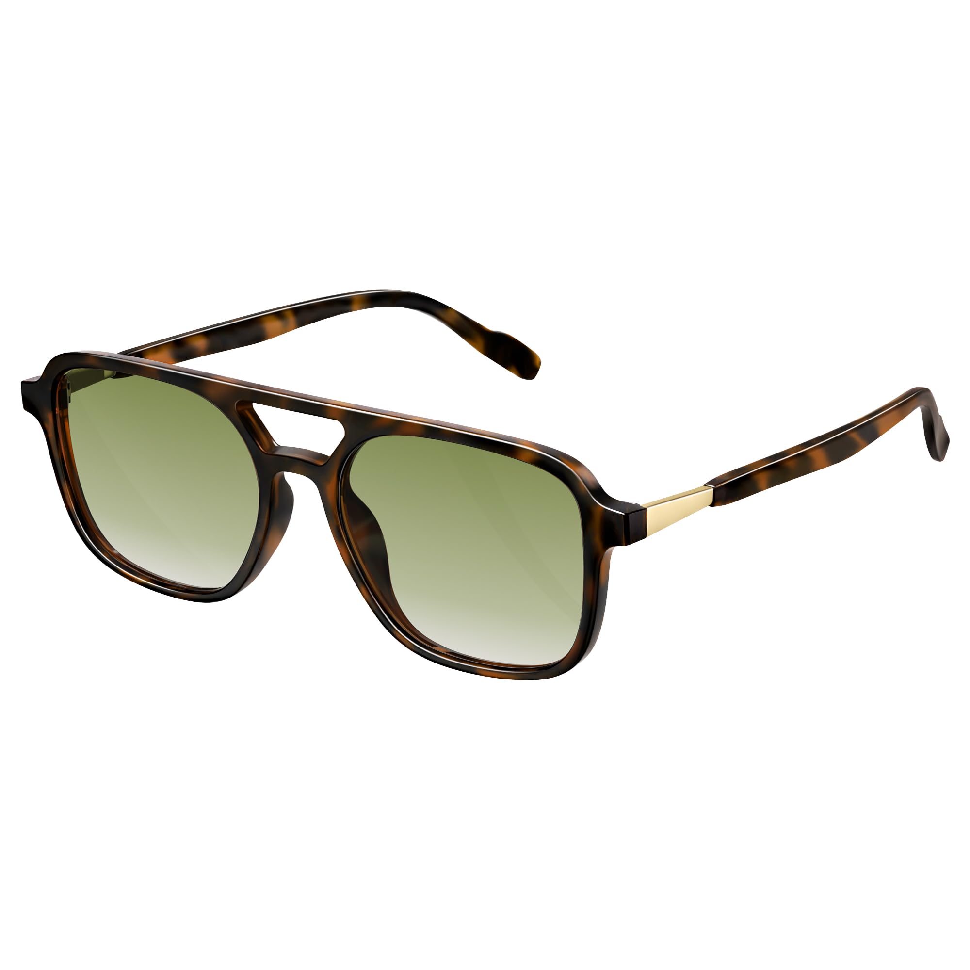 Retro Aviator Sunglasses for Women Men:Polarized Trendy Vintage 70s Rectangle Mens Womens Shades Sun Glasses