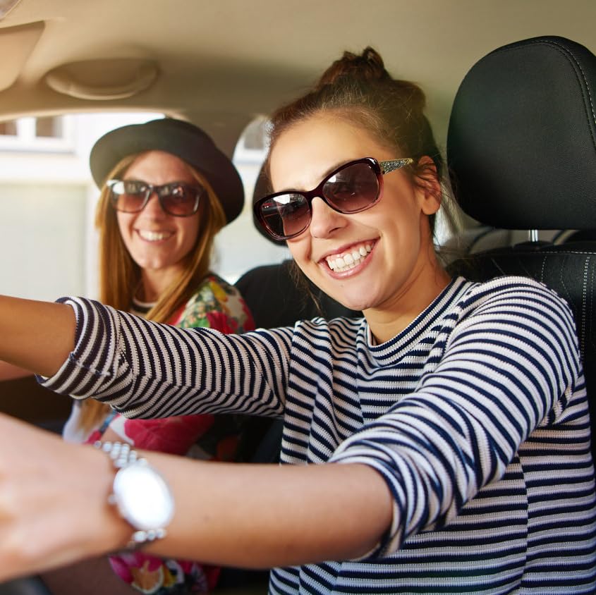 FEISEDY Polarized Women Sunglasses Retro Shades Photochromic Lens Sparkling Crystal Sunglasses UV400 Protection B0144