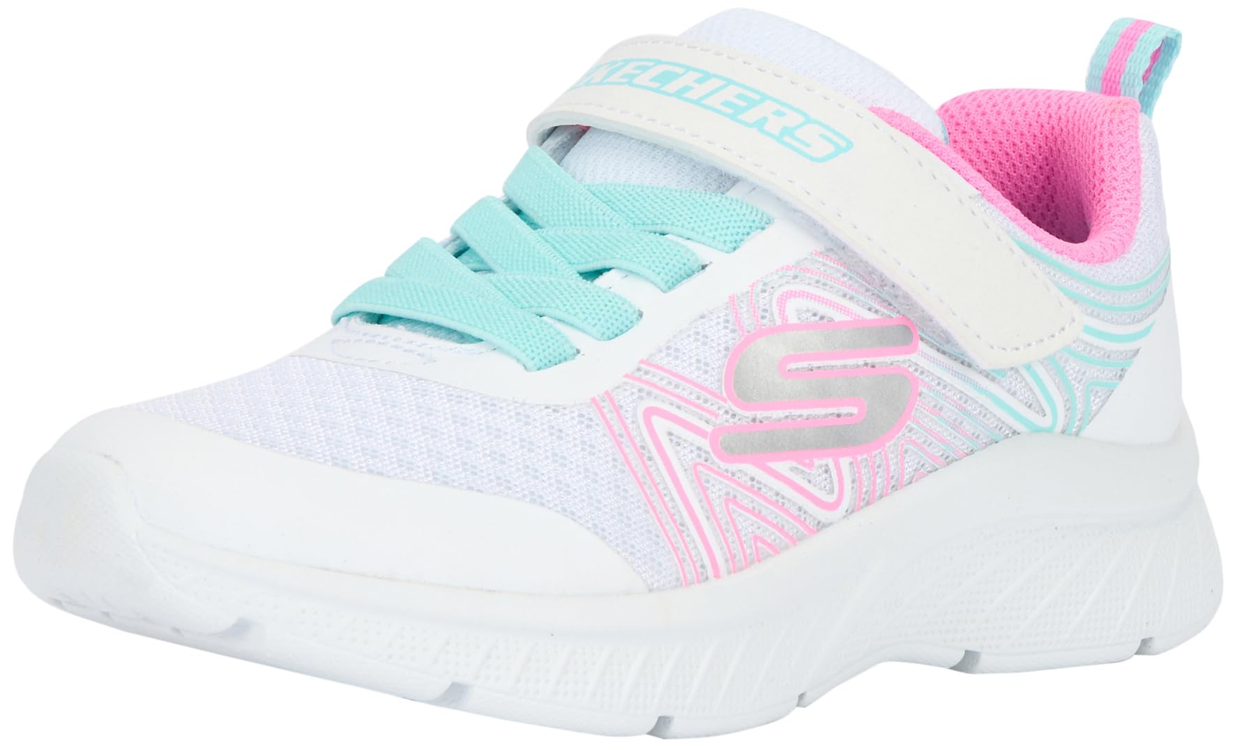 Skechers Unisex-child Microspec Plus - Swirl Sweet Sneaker