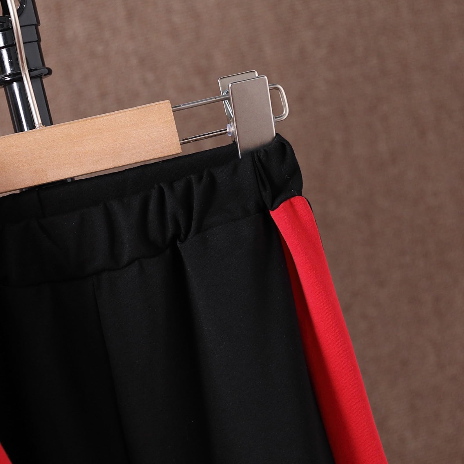 Boys Clothes Kids Little Boy Color Block Half Zip Hoodie & Jogger Pants Outfit Set,4-12 Years