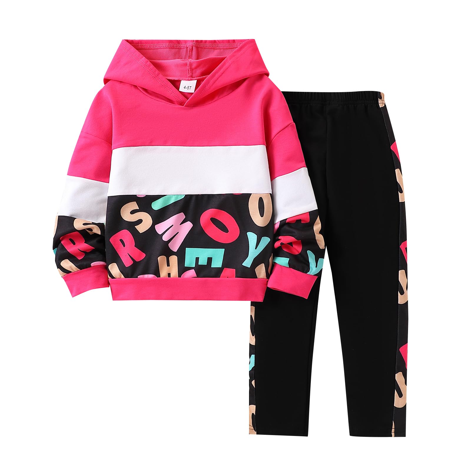 Kid Girls Clothes - Girls Outfits Tie Dye Tops and Leggings Pants 2 Piece Spring Clothes Set