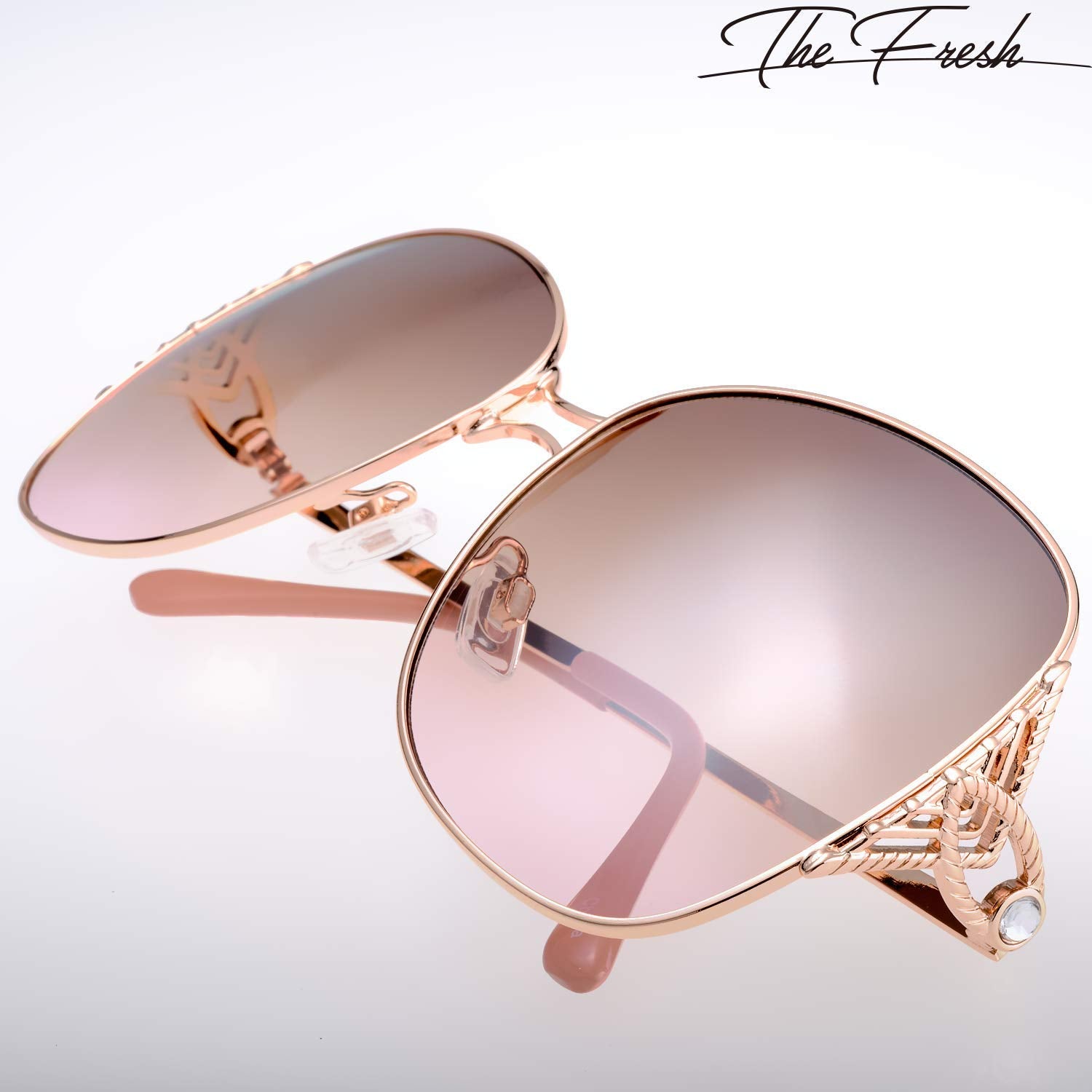 The Fresh Classic Crystal Elegant Women Beauty Design Sunglasses Gift Box