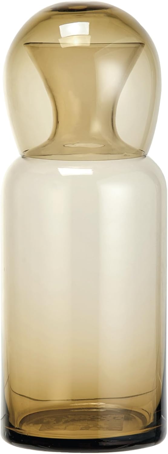 Bloomingville Glowing Glass Carafe Set, Amber