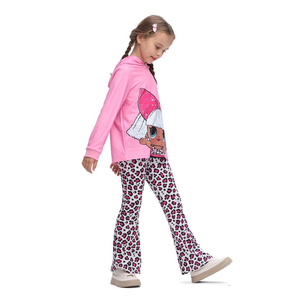L.O.L. Surprise! Girls Clothes Hoodie and Pant Long Sleeve Sweatshirt Leggings Girls Outfits Sets 2Pcs