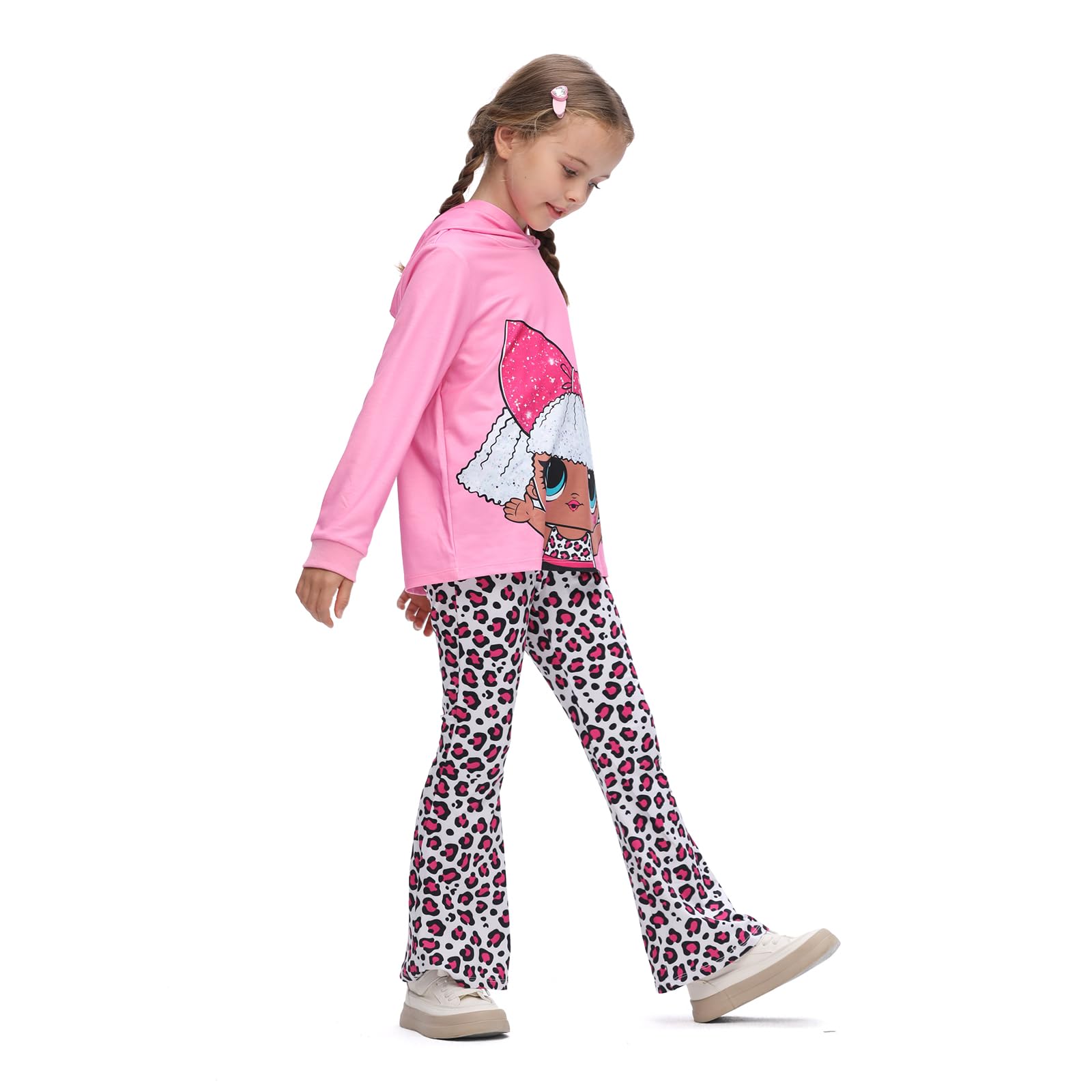 L.O.L. Surprise! Girls Clothes Hoodie and Pant Long Sleeve Sweatshirt Leggings Girls Outfits Sets 2Pcs