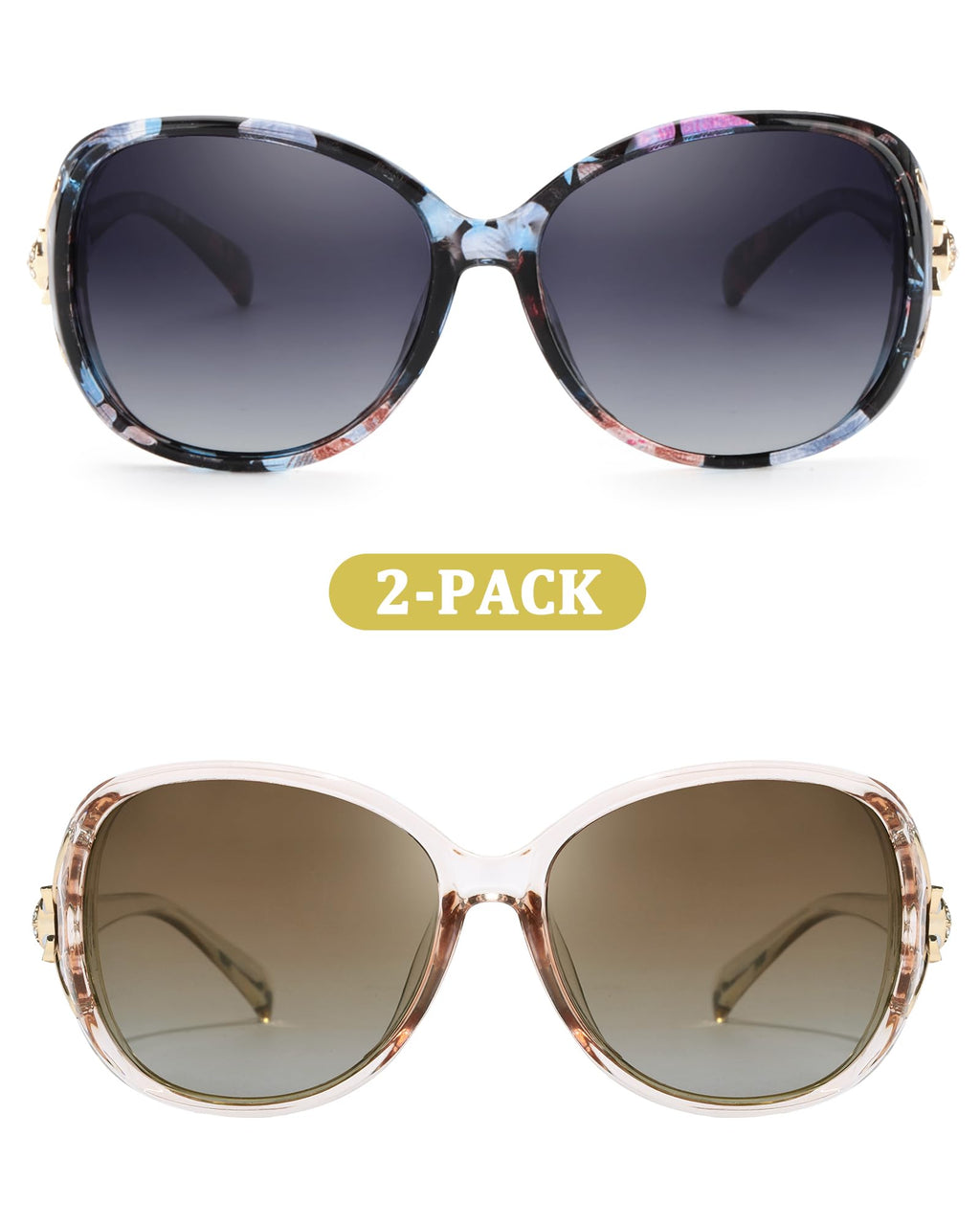 FIMILU Sunglasses for Women Trendy Polarized Sunglasses Oversized Big Sun Glasses Ladies Shades UV Protection