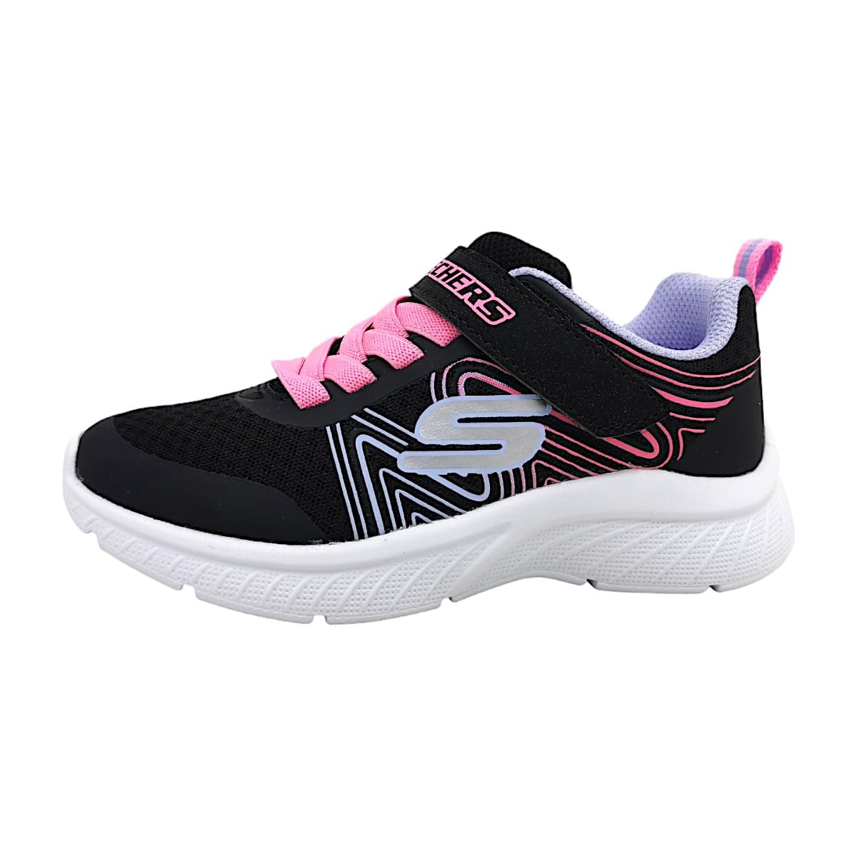 Skechers Unisex-child Microspec Plus - Swirl Sweet Sneaker