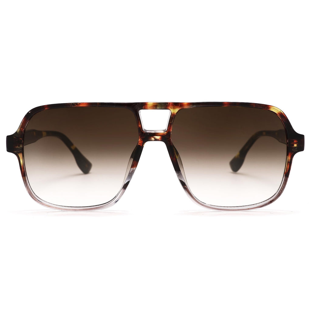 Oversized Aviator Sunglasses for Women Men - Retro 70s Square Shades Sun Glasses