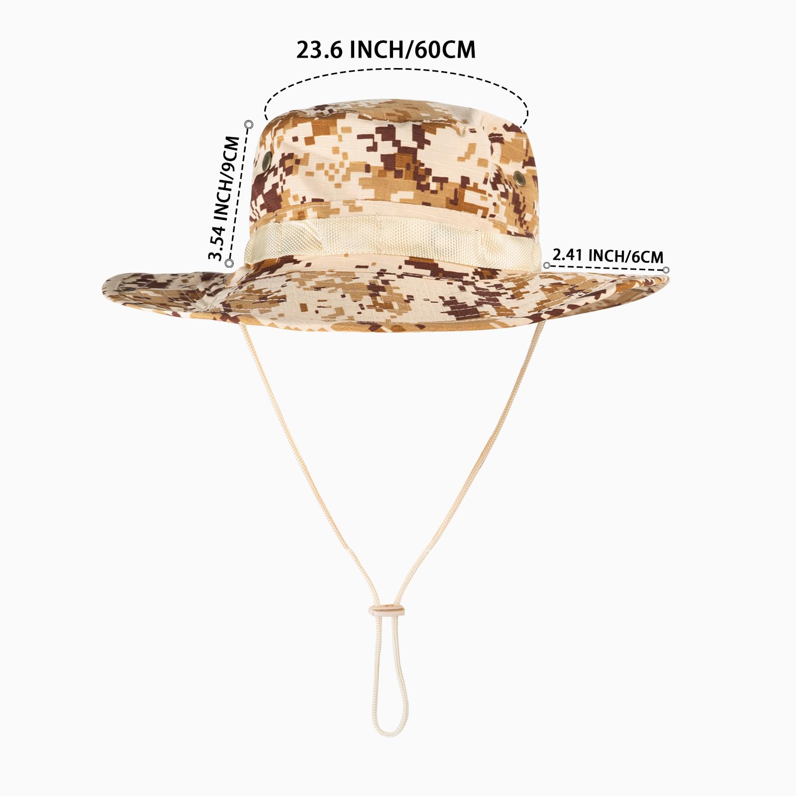 Sun Hats for Men Women Bucket Hat UPF 50+ UV Protection Boonie Hat for Safari Fishing Hiking Garden Beach