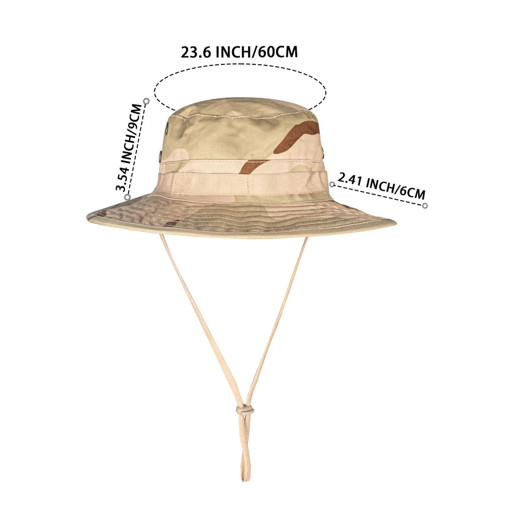 Sun Hats for Men Women Bucket Hat UPF 50+ UV Protection Boonie Hat for Safari Fishing Hiking Garden Beach