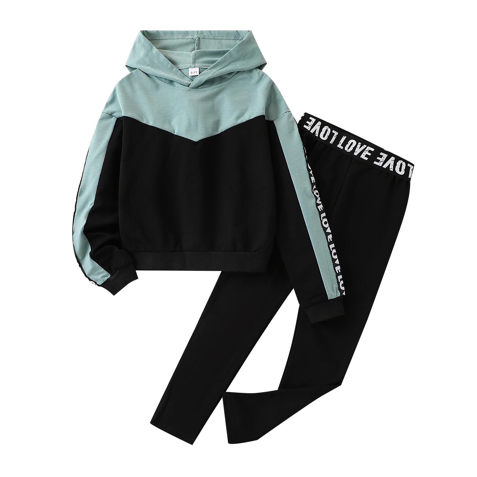 Kid Girls Clothes - Girls Outfits Tie Dye Tops and Leggings Pants 2 Piece Spring Clothes Set