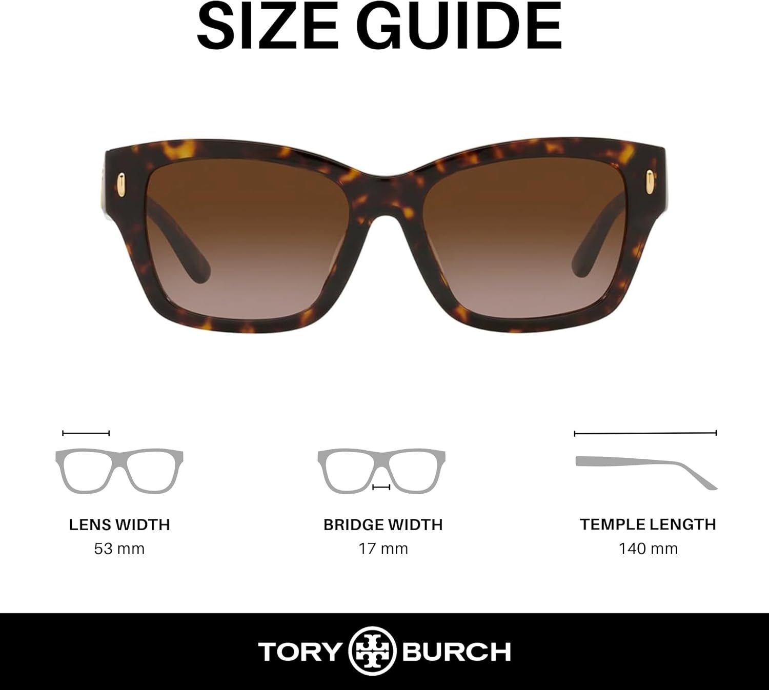 Tory Burch Sunglasses TY 7167 U 172813 Dark Tortoise