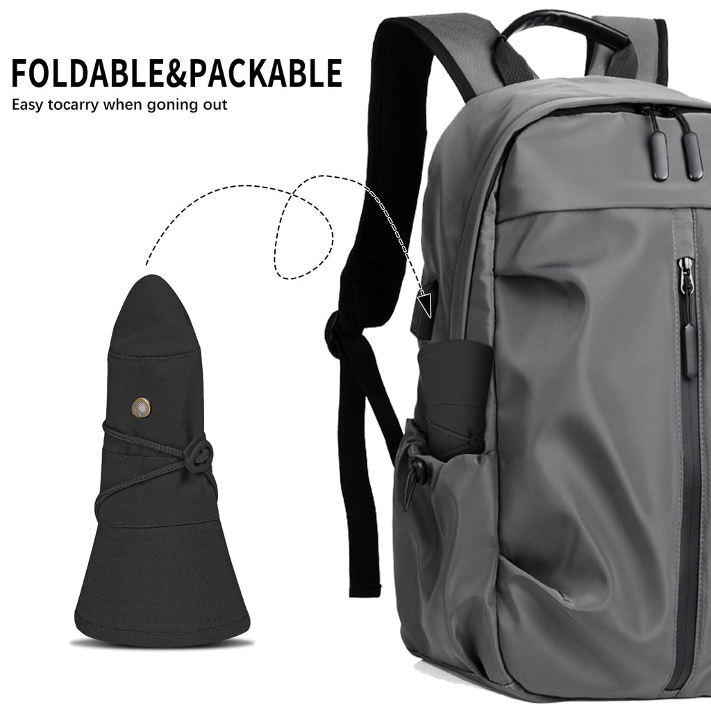 Sun Hats for Men Women Boonie Hat Foldable Fishing Hat UPF 50+ Bucket Hat for Fishing Hiking Garden Safari Beach